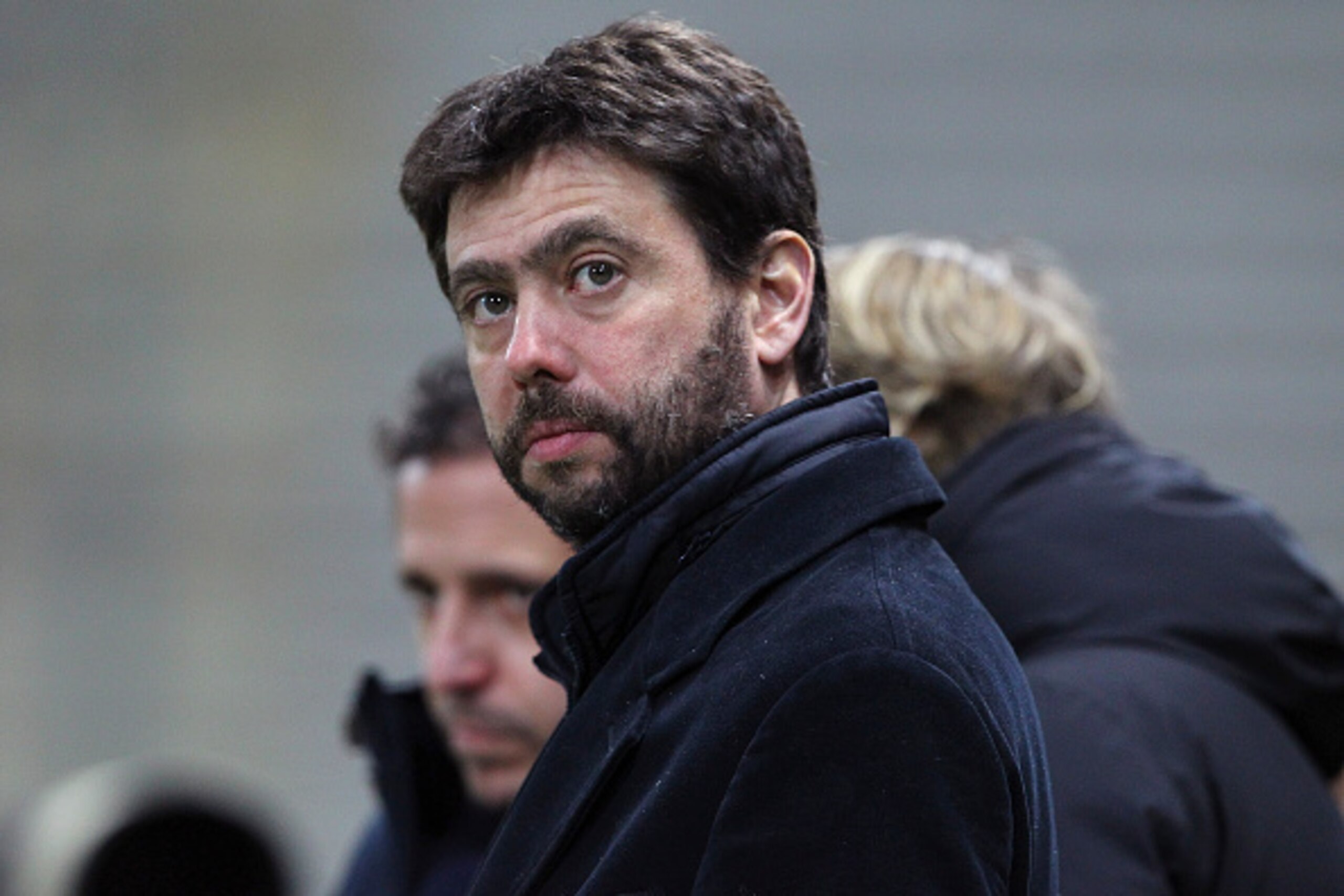 PARMA, ITALY - JANUARY 28: Juventus FC president Andrea Agnelli looks on before Juventus FC the TIM Cup match between Parma FC and Juventus FC at Stadio Ennio Tardini on January 28, 2015 in Parma, Italy. (Photo by Marco Luzzani/Getty Images) PARMA, ITALY - JANUARY 28: Juventus FC president Andrea Agnelli looks on before Juventus FC the TIM Cup match between Parma FC and Juventus FC at Stadio Ennio Tardini on January 28, 2015 in Parma, Italy. (Photo by Marco Luzzani/Getty Images)