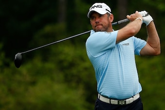 HUMBLE, TX - APRIL 03:  Lee Westwood of England hits his tee shot on the thirteenth hole during the second round of the Shell Houston Open at the Golf Club of Houston on April 3, 2015 in Humble, Texas.  (Photo by Scott Halleran/Getty Images)