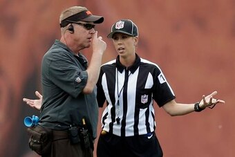 Thomas at Browns minicamp in 2014