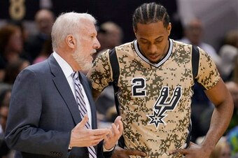 Leonard is now the (emotionless) face of the Spurs.
