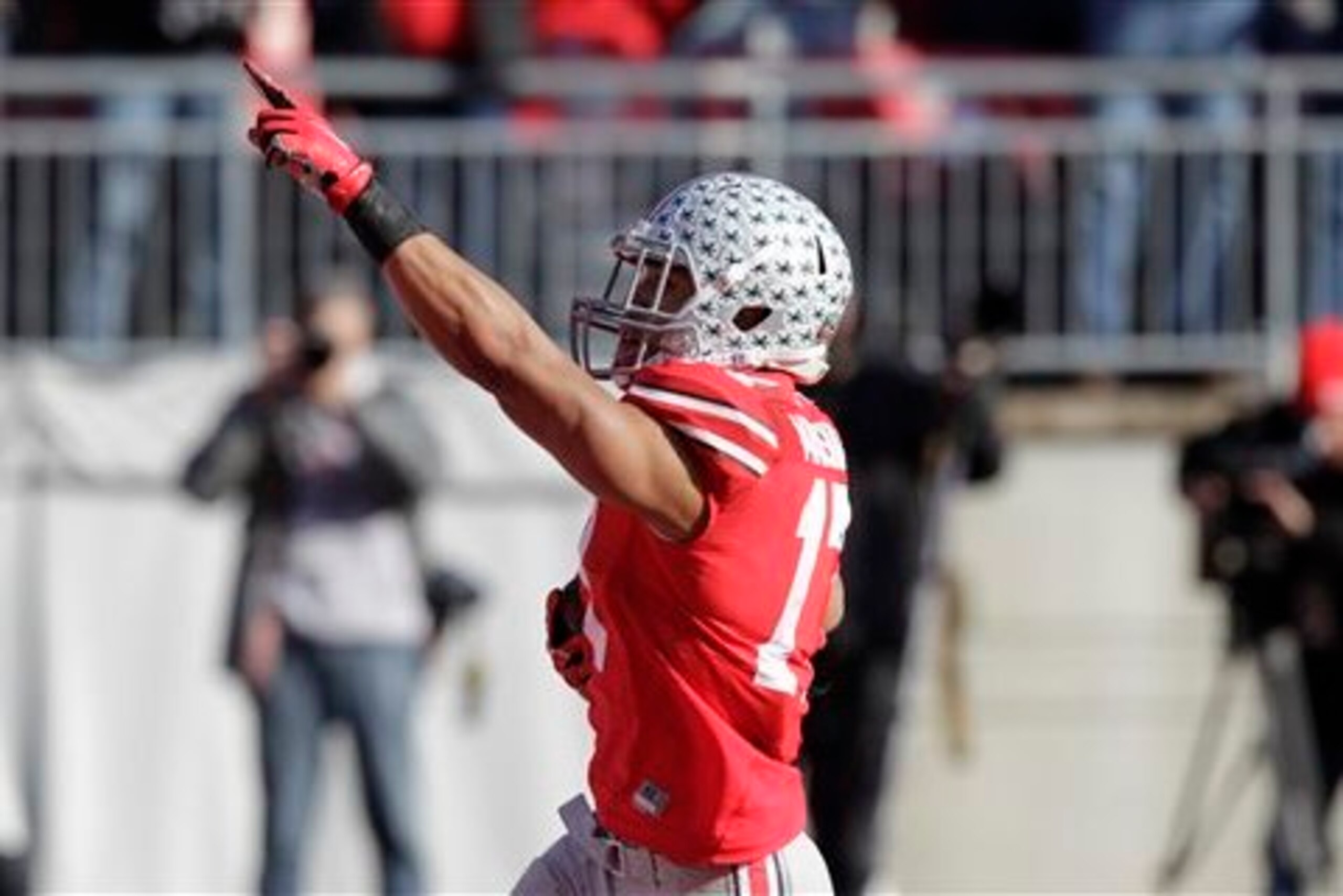 Jalin Marshall had a breakout game against Indiana last season, hauling in a career-high three touchdown receptions. Jalin Marshall had a breakout game against Indiana last season, hauling in a career-high three touchdown receptions.
