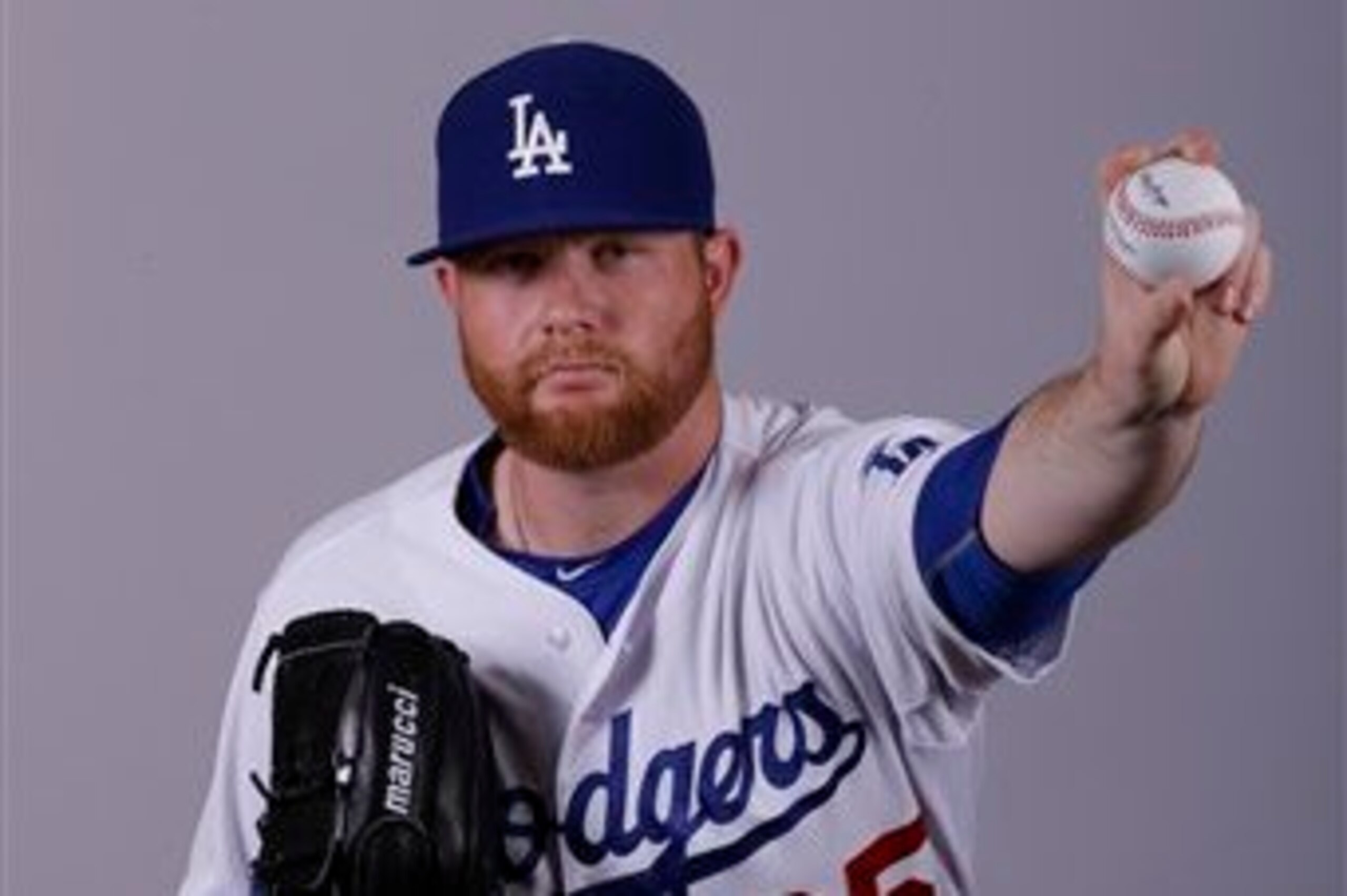 The Dodgers are hoping Brett Anderson can stay healthy as the No. 5 starter this season.