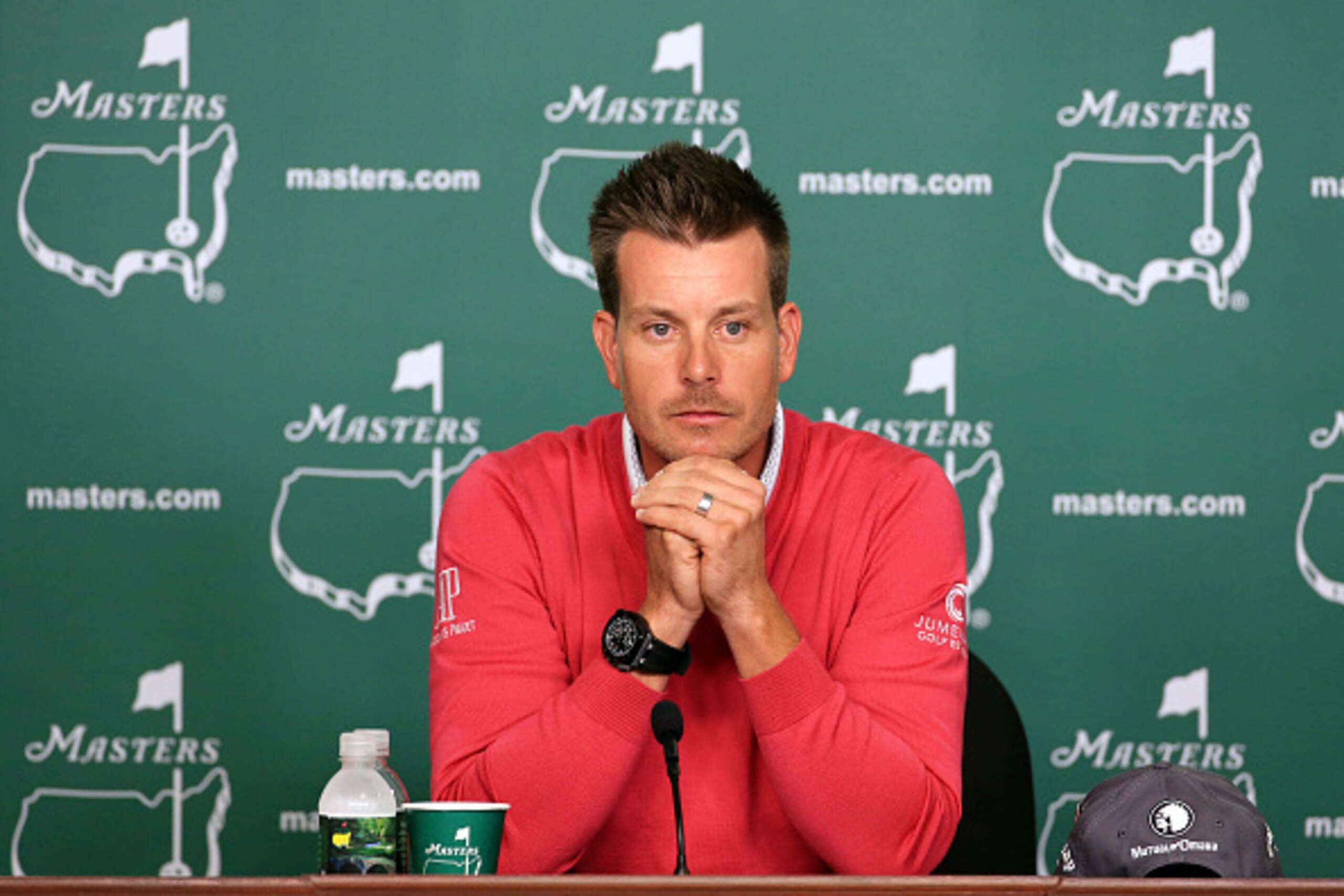 AUGUSTA, GA - APRIL 07: Henrik Stenson of Sweden is interviewed during a press conference prior to the start of the 2015 Masters Tournament at Augusta National Golf Club on April 7, 2015 in Augusta, Georgia. (Photo by David Cannon/Getty Images) AUGUSTA, GA - APRIL 07: Henrik Stenson of Sweden is interviewed during a press conference prior to the start of the 2015 Masters Tournament at Augusta National Golf Club on April 7, 2015 in Augusta, Georgia. (Photo by David Cannon/Getty Images)
