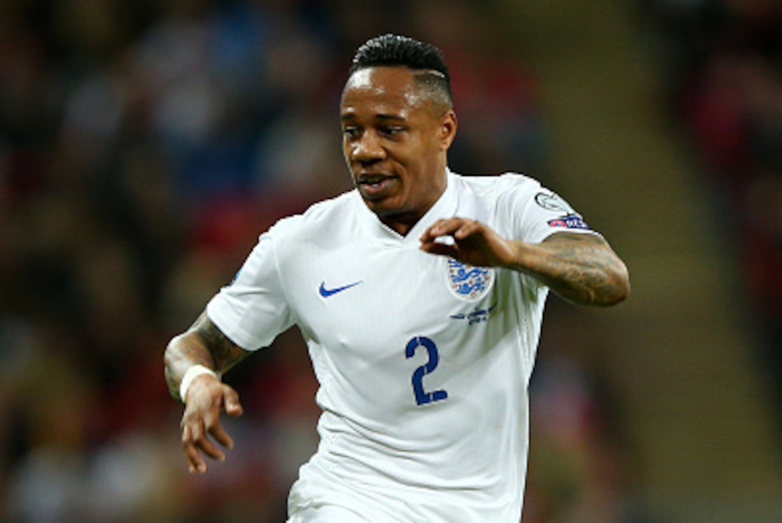 LONDON, ENGLAND - MARCH 27:  Nathaniel Clyne of England in action during the EURO 2016 Qualifier match between England and Lithuania at Wembley Stadium on March 27, 2015 in London, England.  (Photo by Ian Walton/Getty Images)