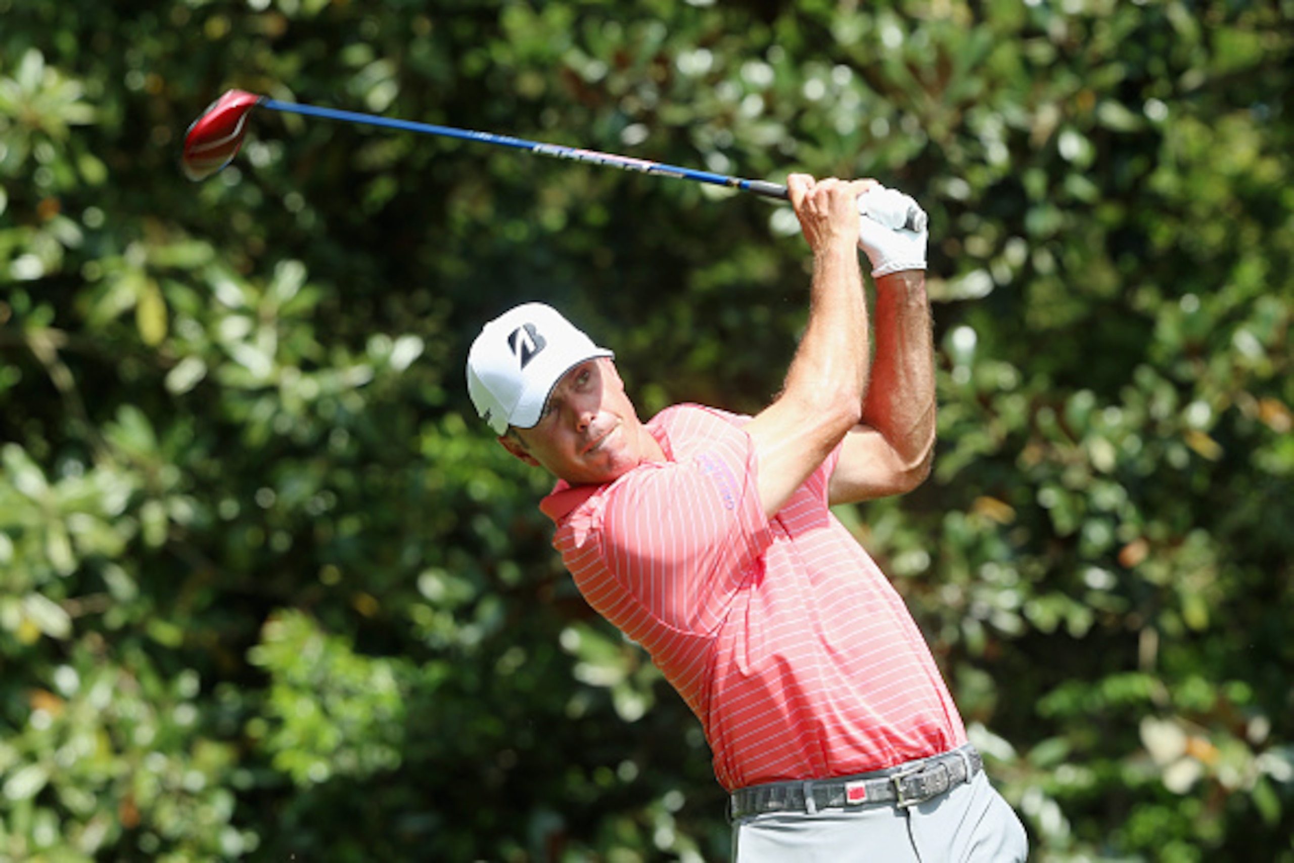 AUGUSTA, GA - APRIL 07:  Matt Kuchar of the United States watches a shot during a practice round prior to the start of the 2015 Masters Tournament at Augusta National Golf Club on April 7, 2015 in Augusta, Georgia.  (Photo by Andrew Redington/Getty Images