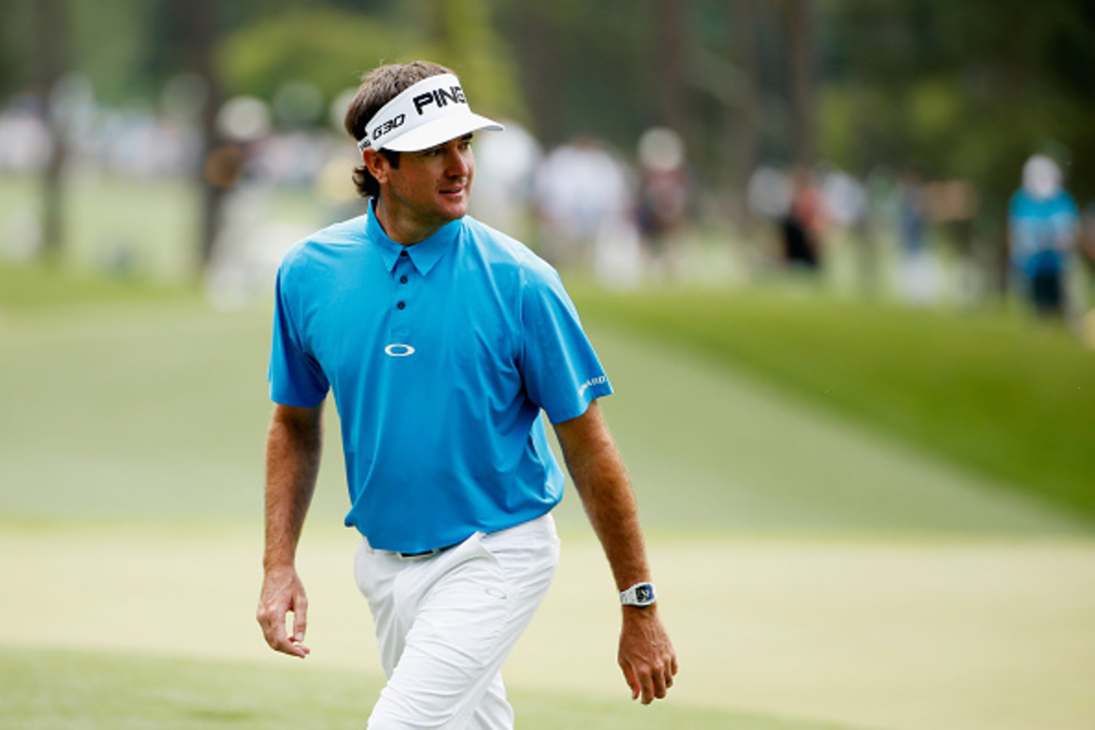 AUGUSTA, GA - APRIL 06: Bubba Watson of the United States walks across a green during a practice round prior to the start of the 2015 Masters Tournament at Augusta National Golf Club on April 6, 2015 in Augusta, Georgia. (Photo by Ezra Shaw/Getty Images AUGUSTA, GA - APRIL 06: Bubba Watson of the United States walks across a green during a practice round prior to the start of the 2015 Masters Tournament at Augusta National Golf Club on April 6, 2015 in Augusta, Georgia. (Photo by Ezra Shaw/Getty Images