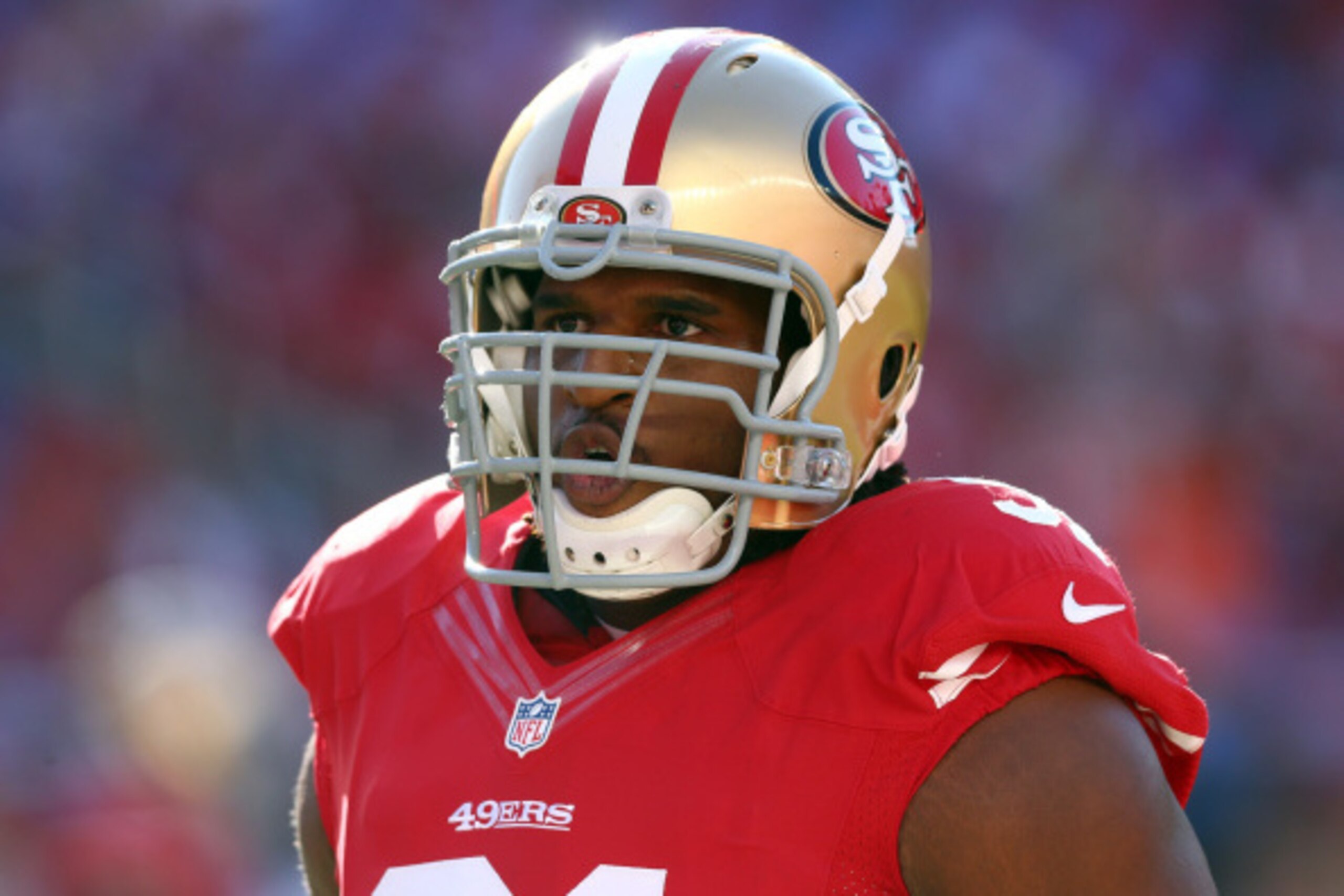 SANTA CLARA, CA - SEPTEMBER 14: Defensive end Ray McDonald #91 of the San Francisco 49ers warms up before their game against the Chicago Bears at Levi's Stadium on September 14, 2014 in Santa Clara, California. (Photo by Jeff Gross/Getty Images) SANTA CLARA, CA - SEPTEMBER 14: Defensive end Ray McDonald #91 of the San Francisco 49ers warms up before their game against the Chicago Bears at Levi's Stadium on September 14, 2014 in Santa Clara, California. (Photo by Jeff Gross/Getty Images)