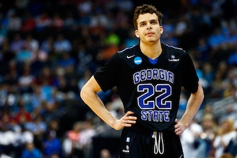 JACKSONVILLE, FL - MARCH 21: R.J. Hunter looks on before the second half begins against the Xavier Musketeers during the third round of the 2015 NCAA Men's Basketball Tournament at Jacksonville Veterans Memorial Arena on March 21, 2015 in Jacksonville, Fl