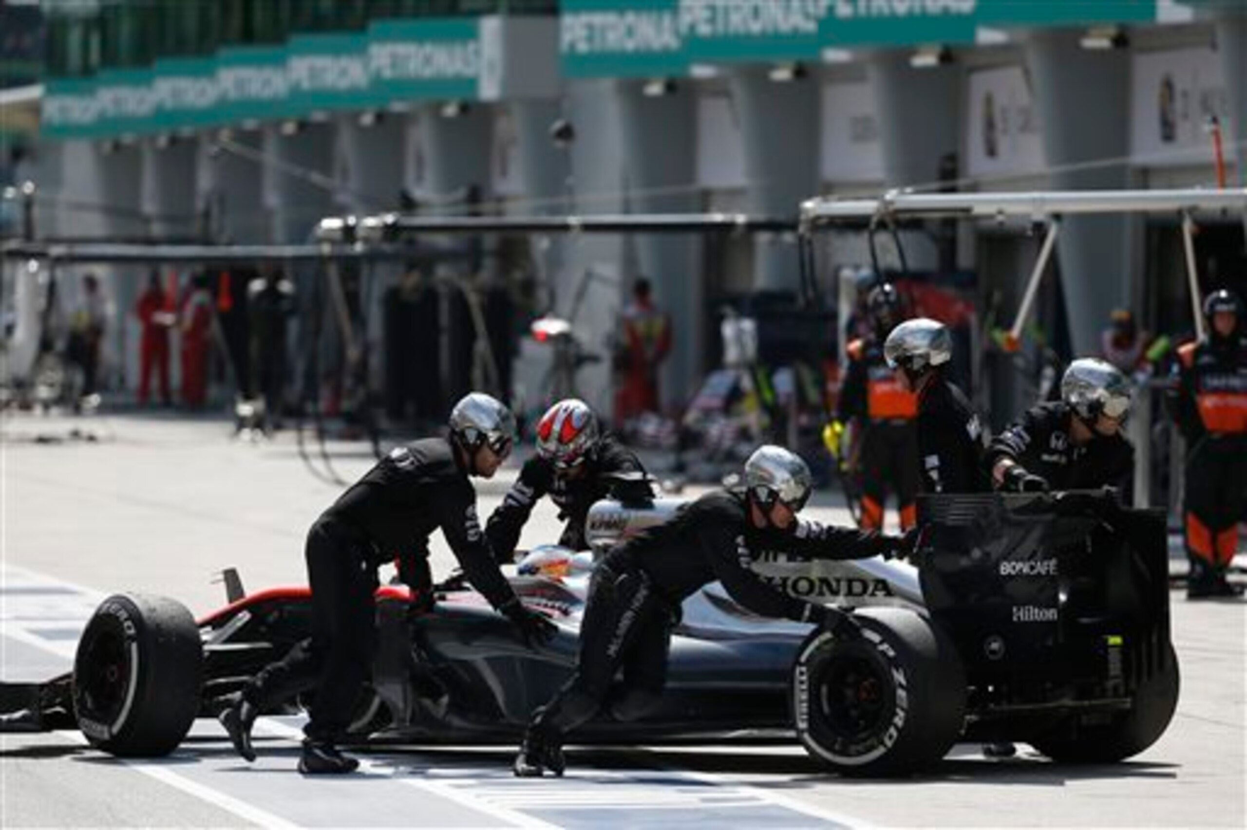 Fernando Alonso's retirement after 21 laps in Malaysia represented progress. Apparently.