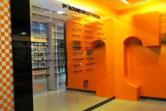 Here's the wall of former Vols who were first-round draft picks.