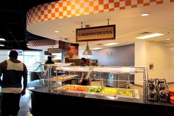 Smokey's Grill has various bars to help players plan their meals.