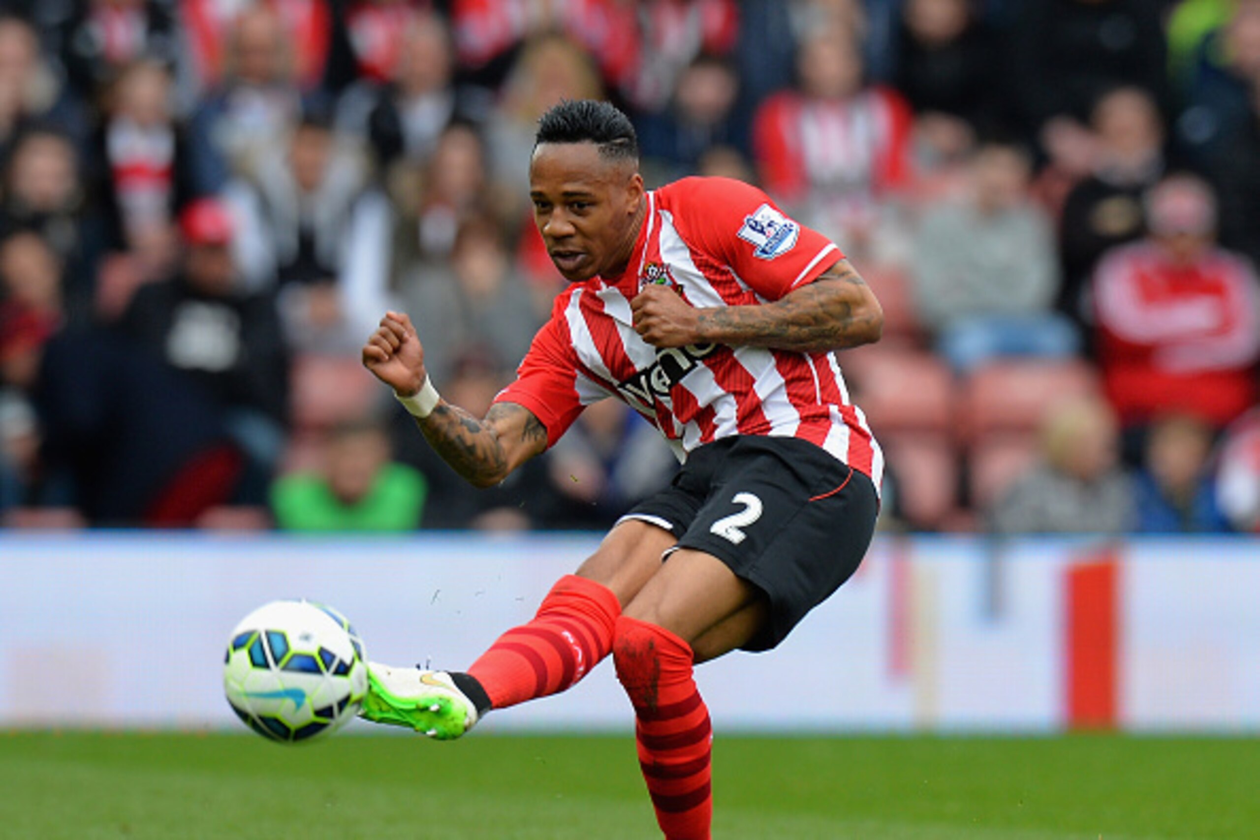 SOUTHAMPTON, ENGLAND - MARCH 21:  Nathaniel Clyne of Southampton during the Barclays Premier League match between Southampton and Burnley at St Mary's Stadium on March 21, 2015 in Southampton, England.  (Photo by Tony Marshall/Getty Images)