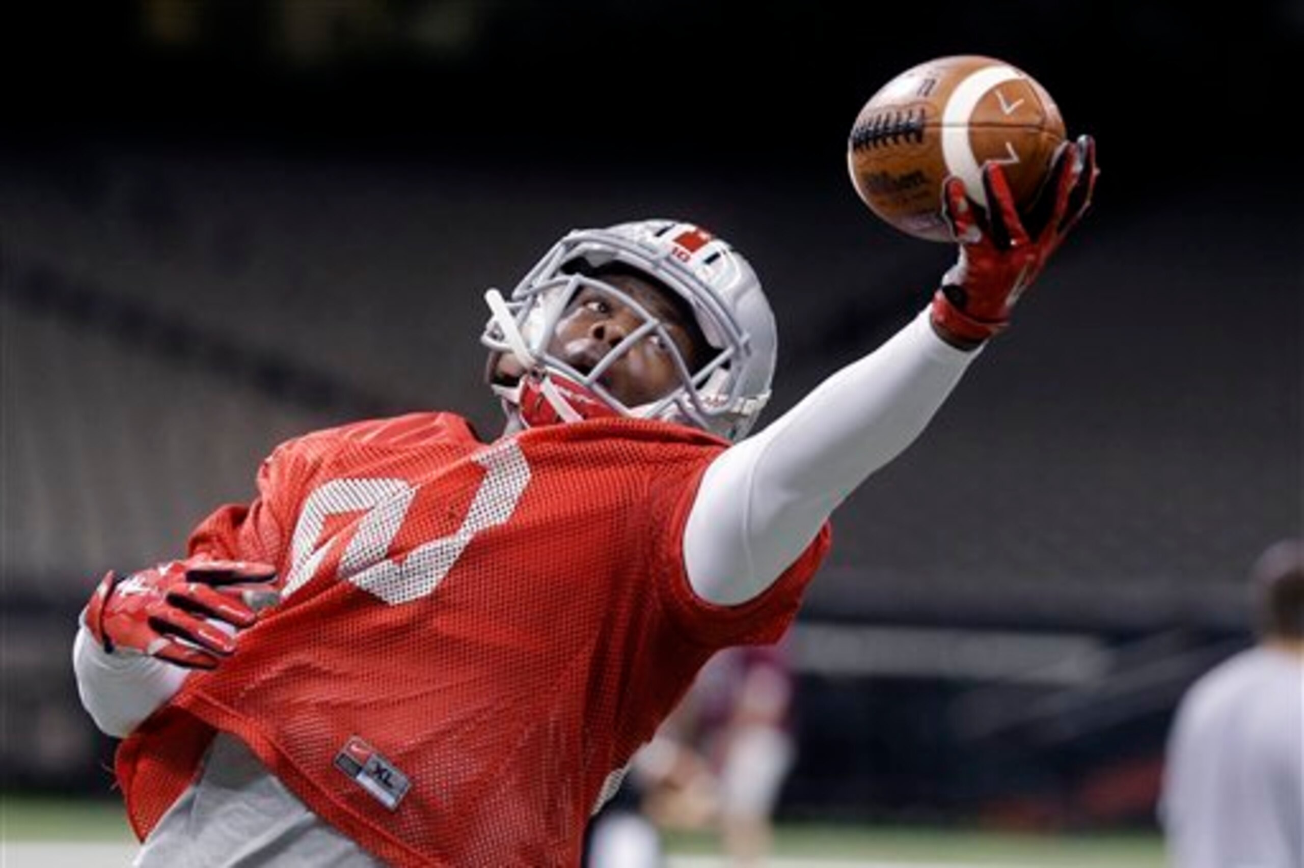 Noah Brown has stood out as one of Ohio State's top receivers this spring. Noah Brown has stood out as one of Ohio State's top receivers this spring.