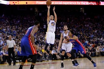 Wagering on Stephen Curry's productivity in transition may be possible should betting on NBA games be allowed in the near future.