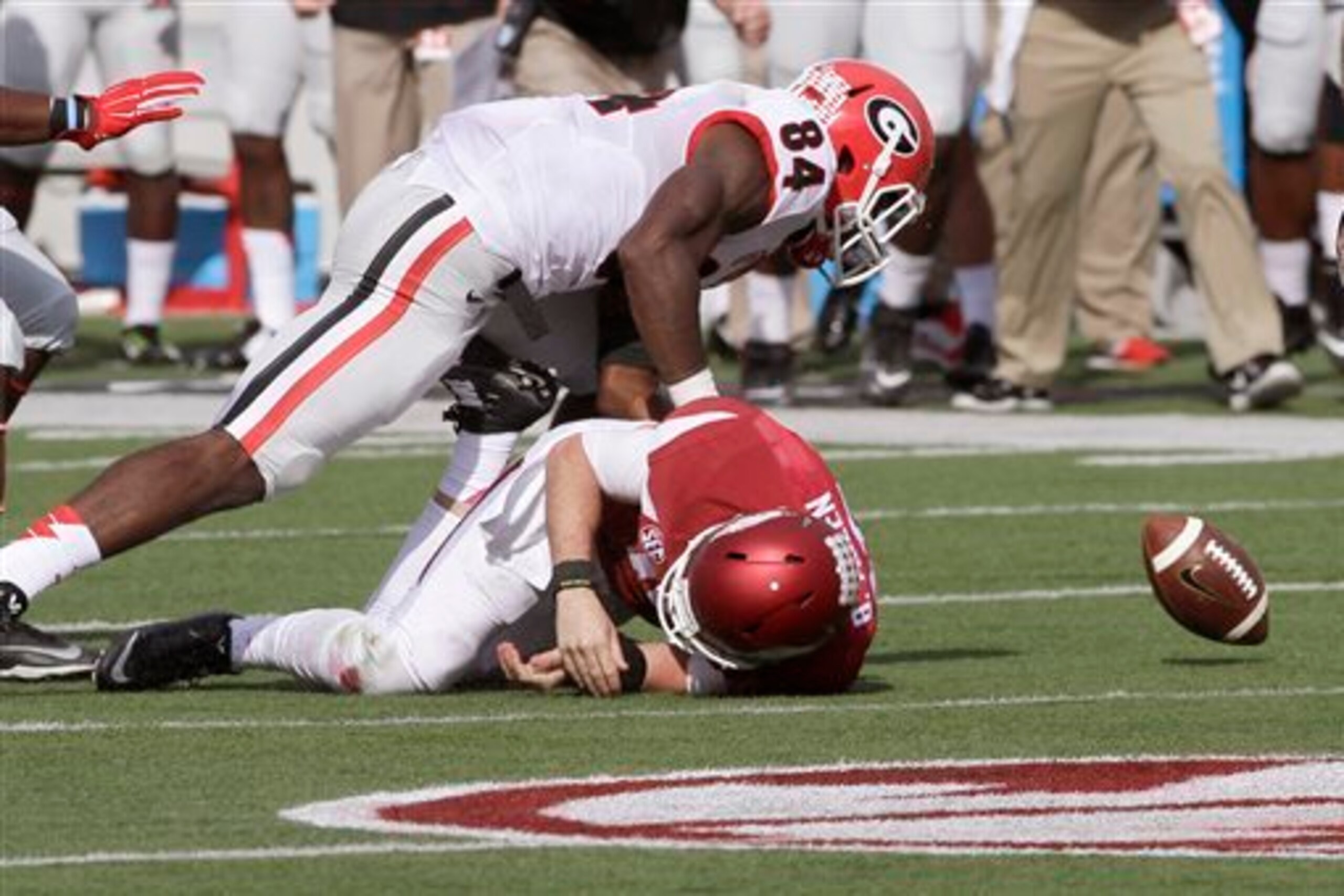 Georgia LB Leonard Floyd Georgia LB Leonard Floyd