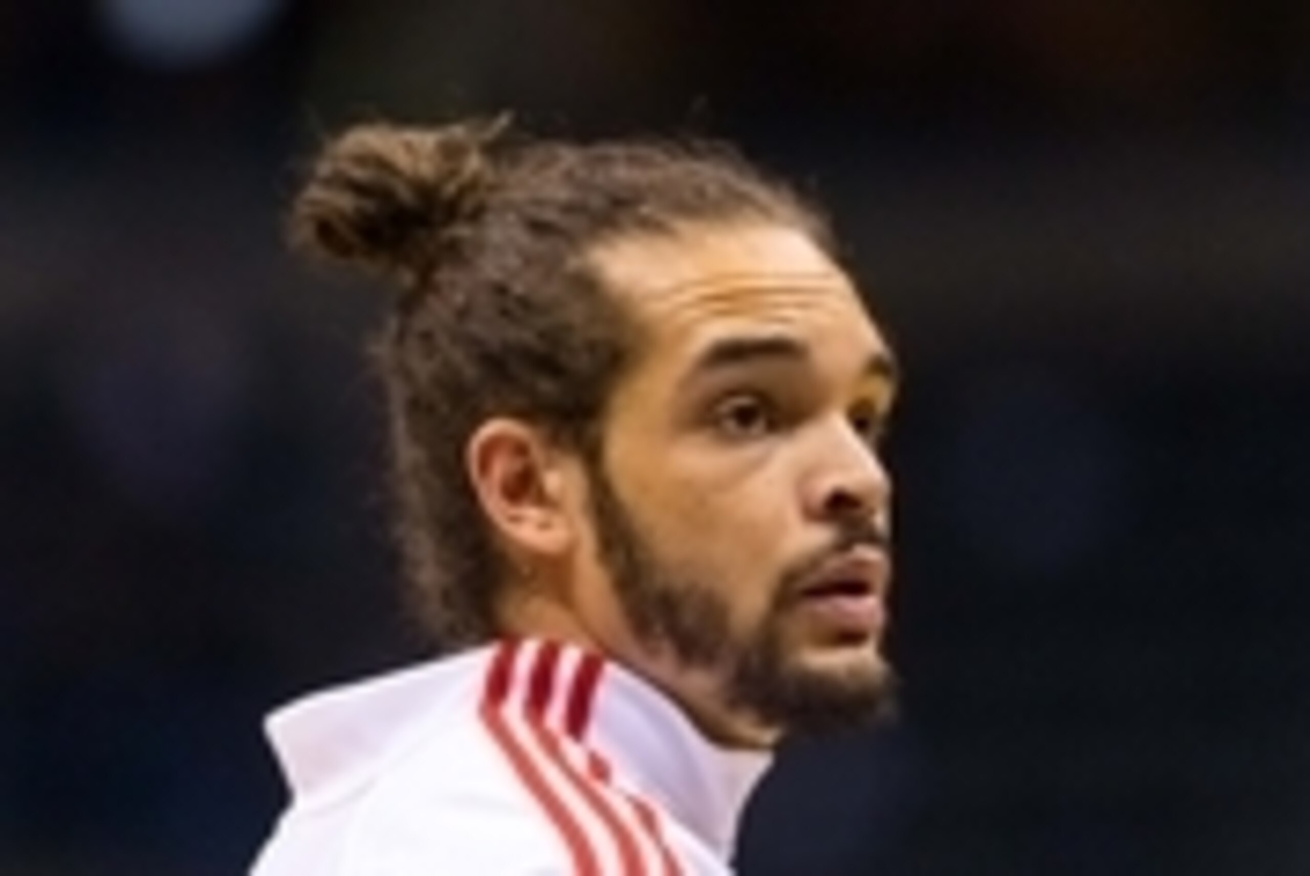 Apr 1, 2015; Milwaukee, WI, USA; Chicago Bulls center Joakim Noah (13) during warmups prior to the game against the Milwaukee Bucks at BMO Harris Bradley Center. Mandatory Credit: Jeff Hanisch-USA TODAY Sports Apr 1, 2015; Milwaukee, WI, USA; Chicago Bulls center Joakim Noah (13) during warmups prior to the game against the Milwaukee Bucks at BMO Harris Bradley Center. Mandatory Credit: Jeff Hanisch-USA TODAY Sports