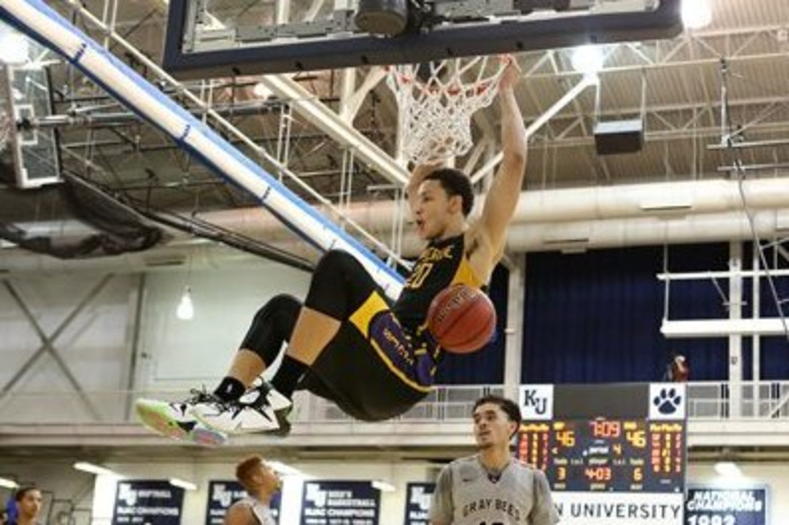 Ben Simmons has impressed a number of NBA scouts a year before he will be eligible for the draft.