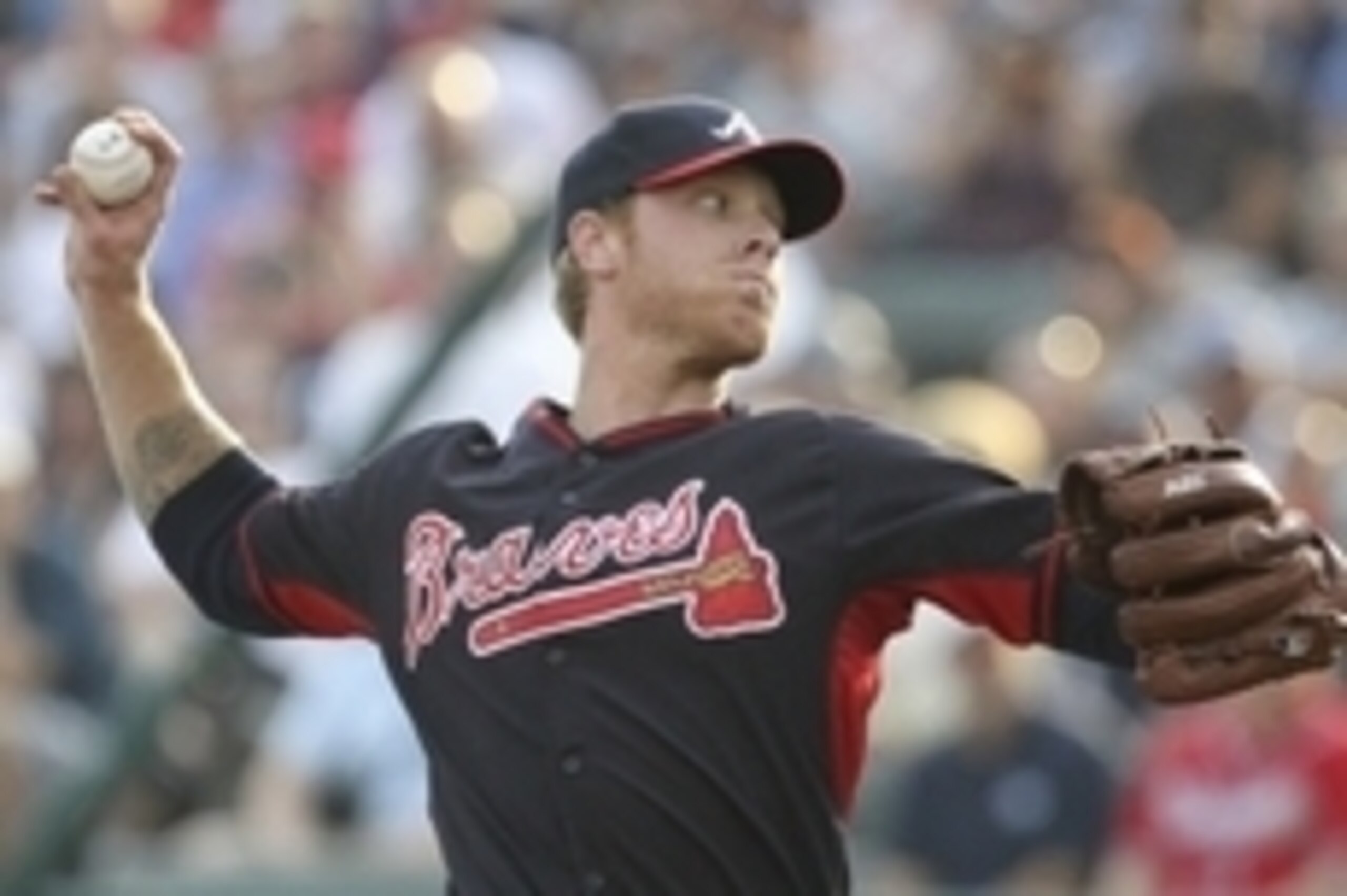 Mar 18, 2015; Lake Buena Vista, FL, USA; Atlanta Braves pitcher Mike Foltynewicz (48) throws a pitch during the first inning of a spring training baseball game against the New York Yankees at Champion Stadium. Mandatory Credit: Reinhold Matay-USA TODAY Sp