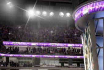 A rendering of inside the Kings' upcoming arena in 2016. Wi-Fi connectivity in every NBA arena will be crucial for in-play betting.