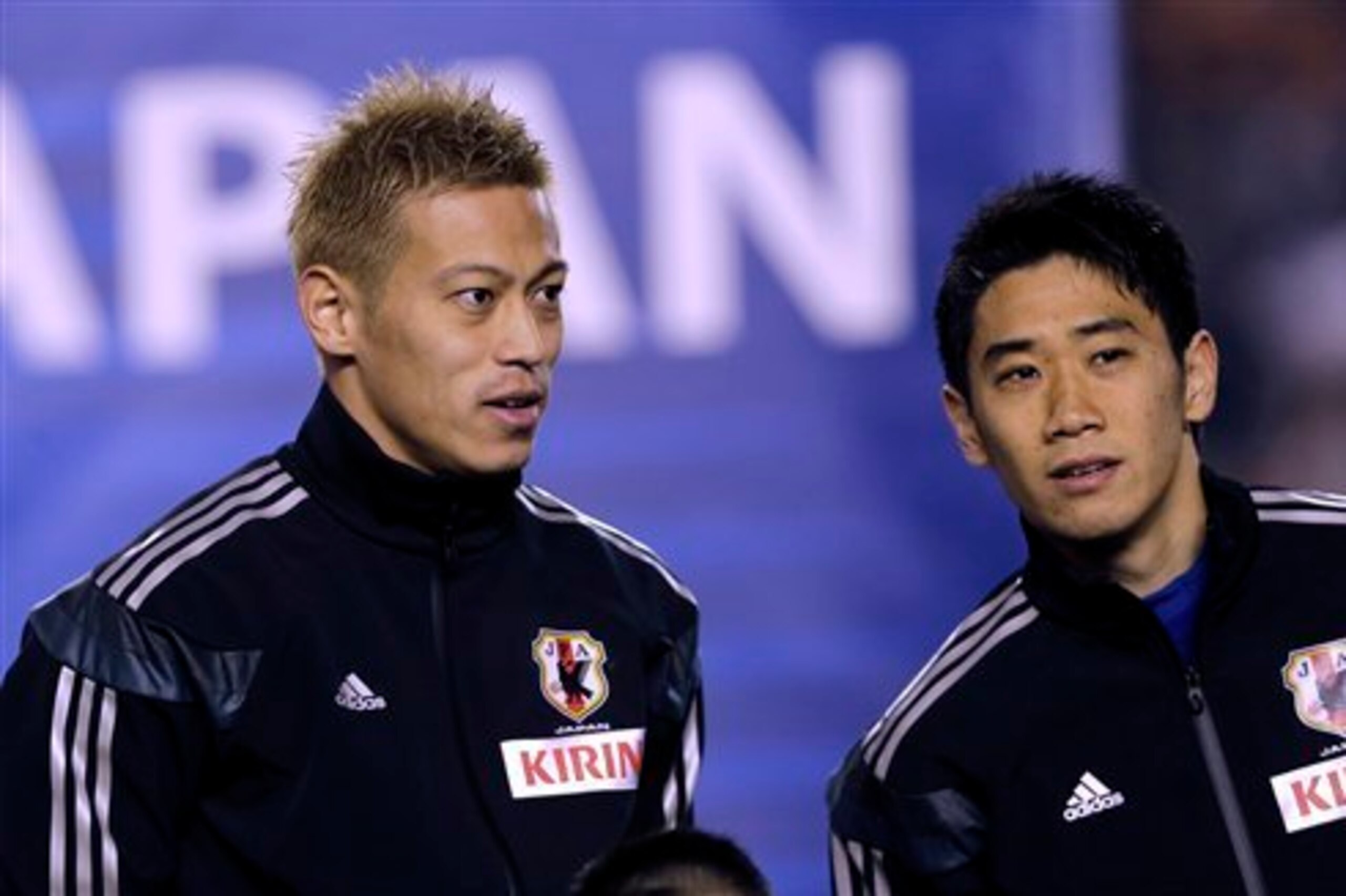 Honda (left) and Kagawa Honda (left) and Kagawa