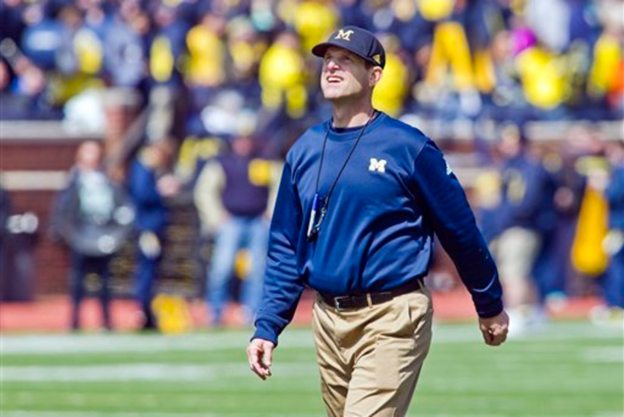 Harbaugh has his sights set on Washington at running back.