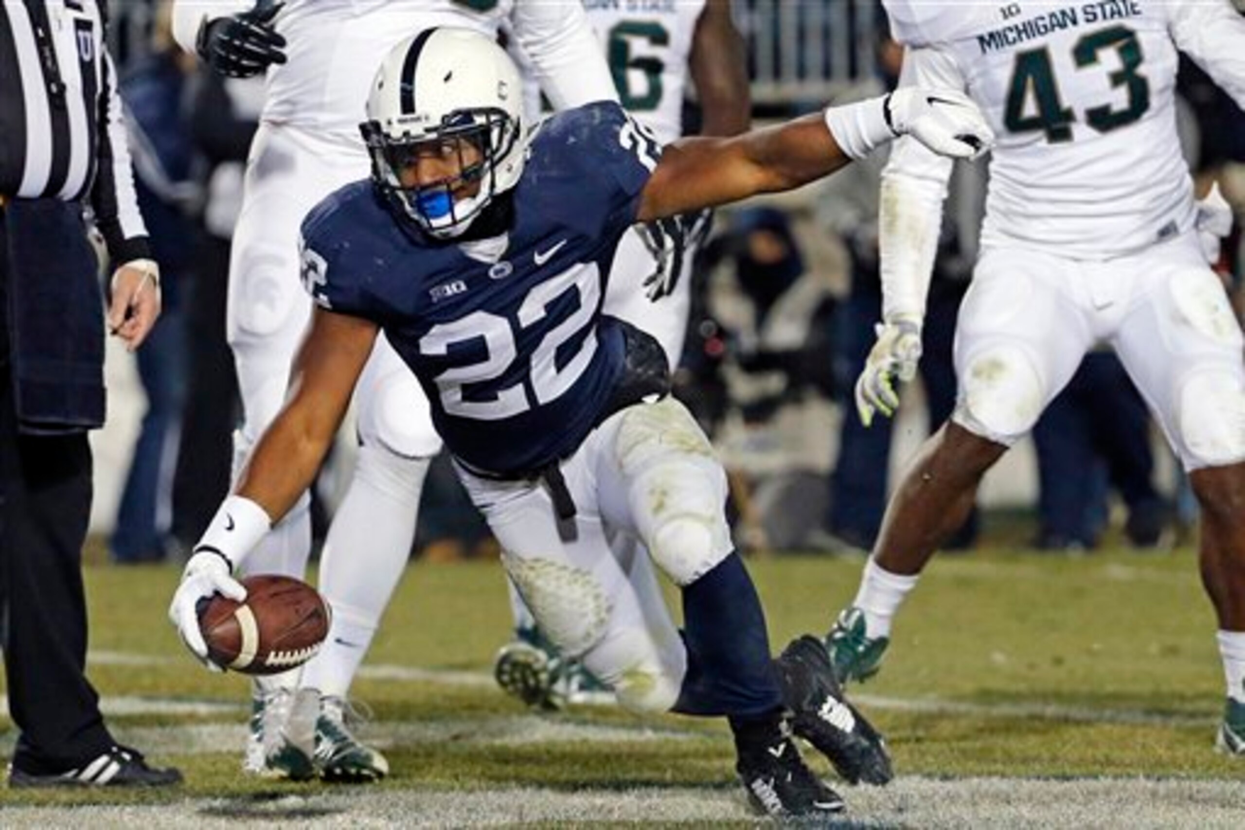 Penn State running back Akeel Lynch Penn State running back Akeel Lynch