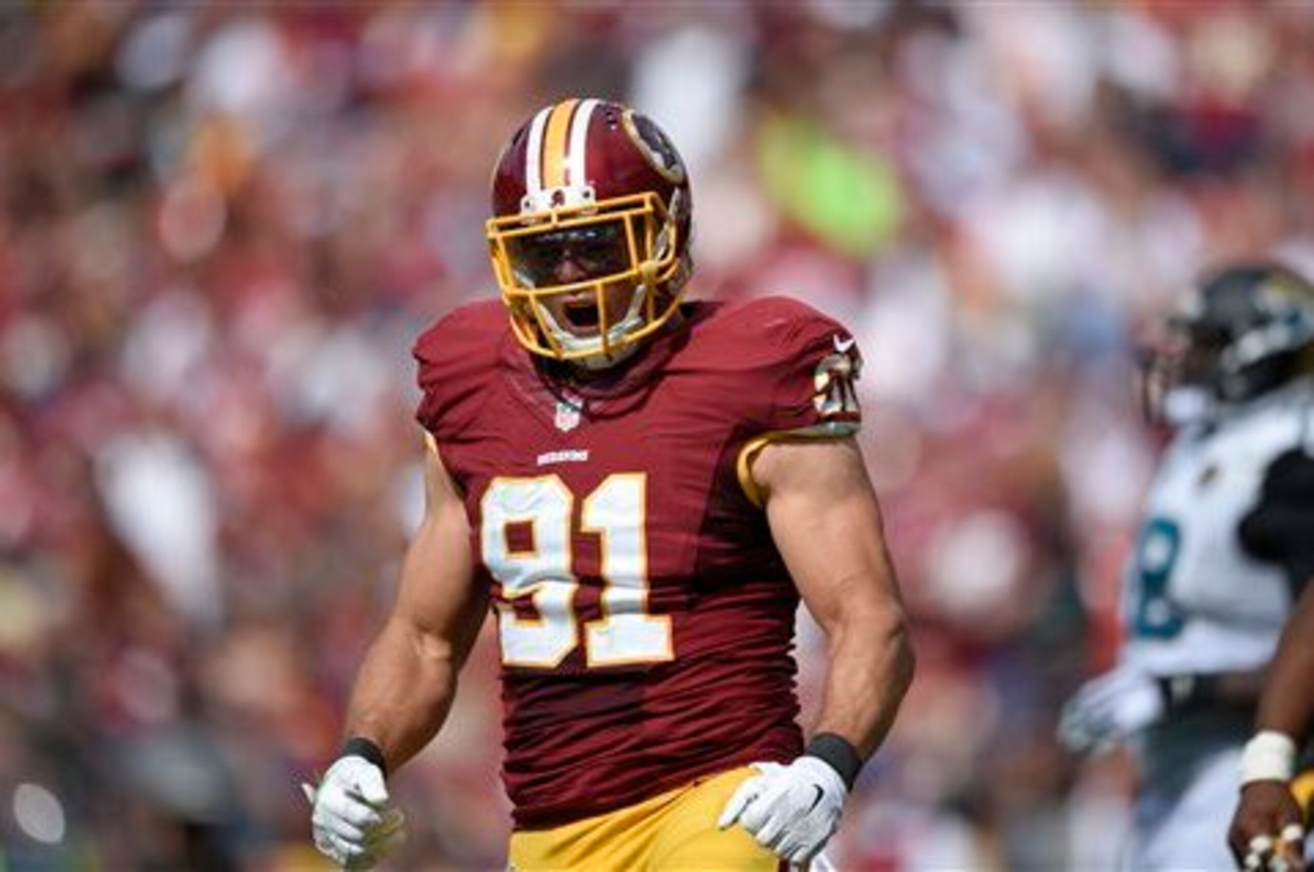 Kerrigan needs help shouldering the pass-rush load. Kerrigan needs help shouldering the pass-rush load.