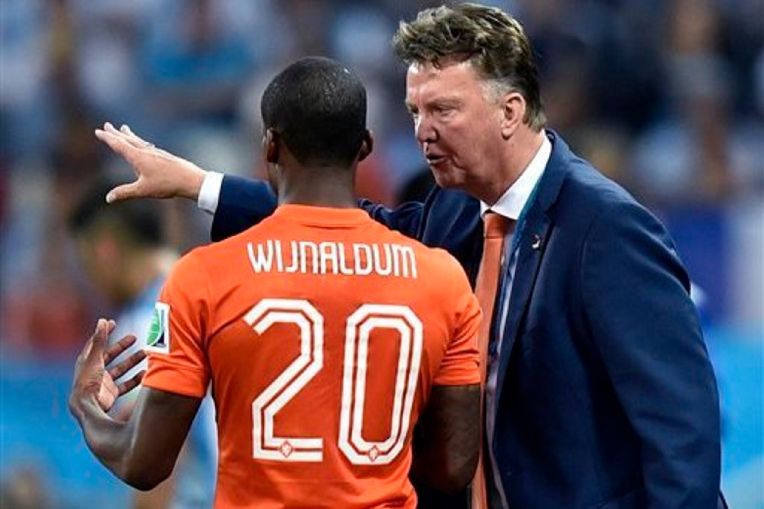 Wijnaldum would welcome the chance to work with Van Gaal again.