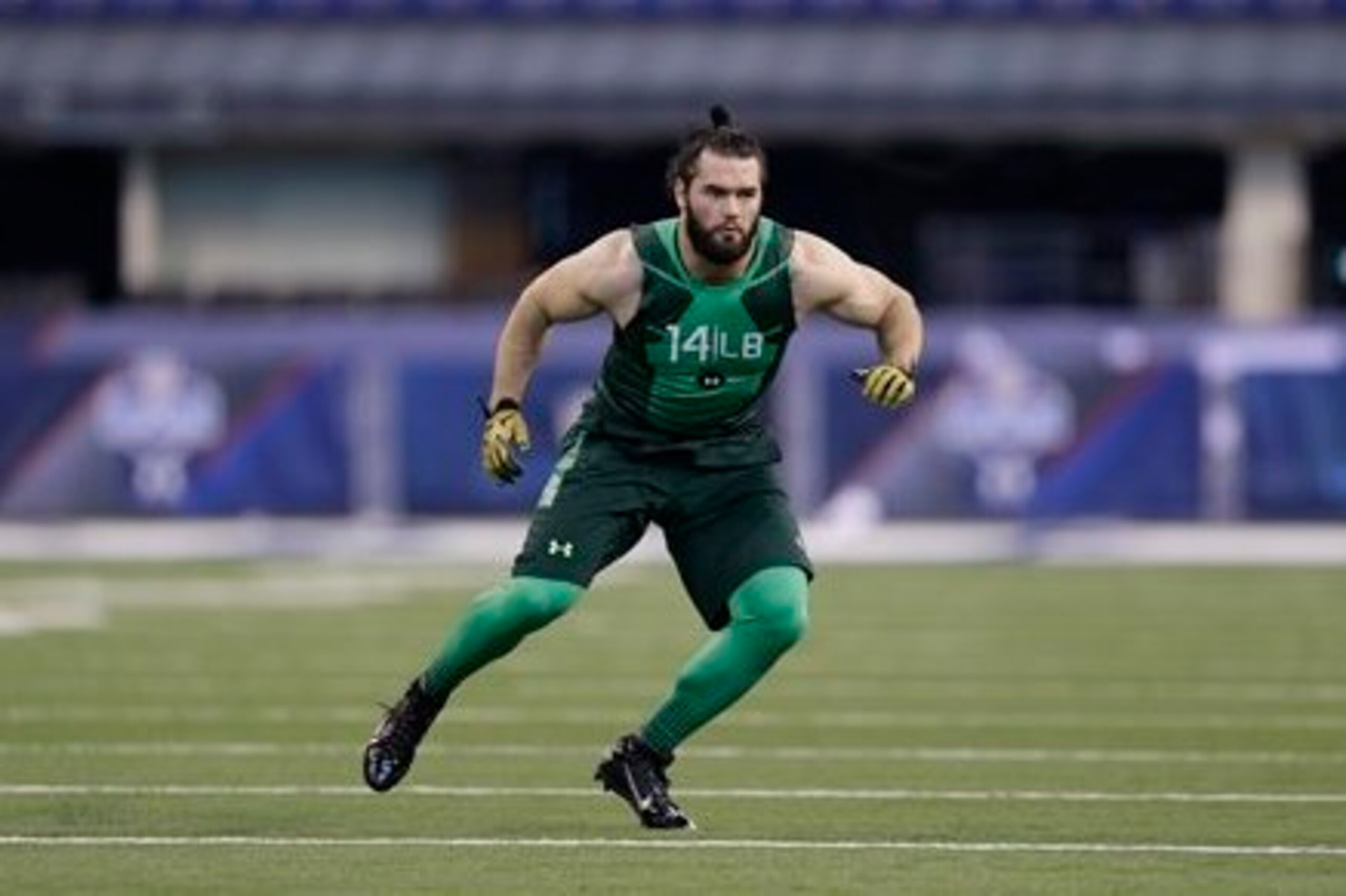 Ben Heeney at the NFL Combine