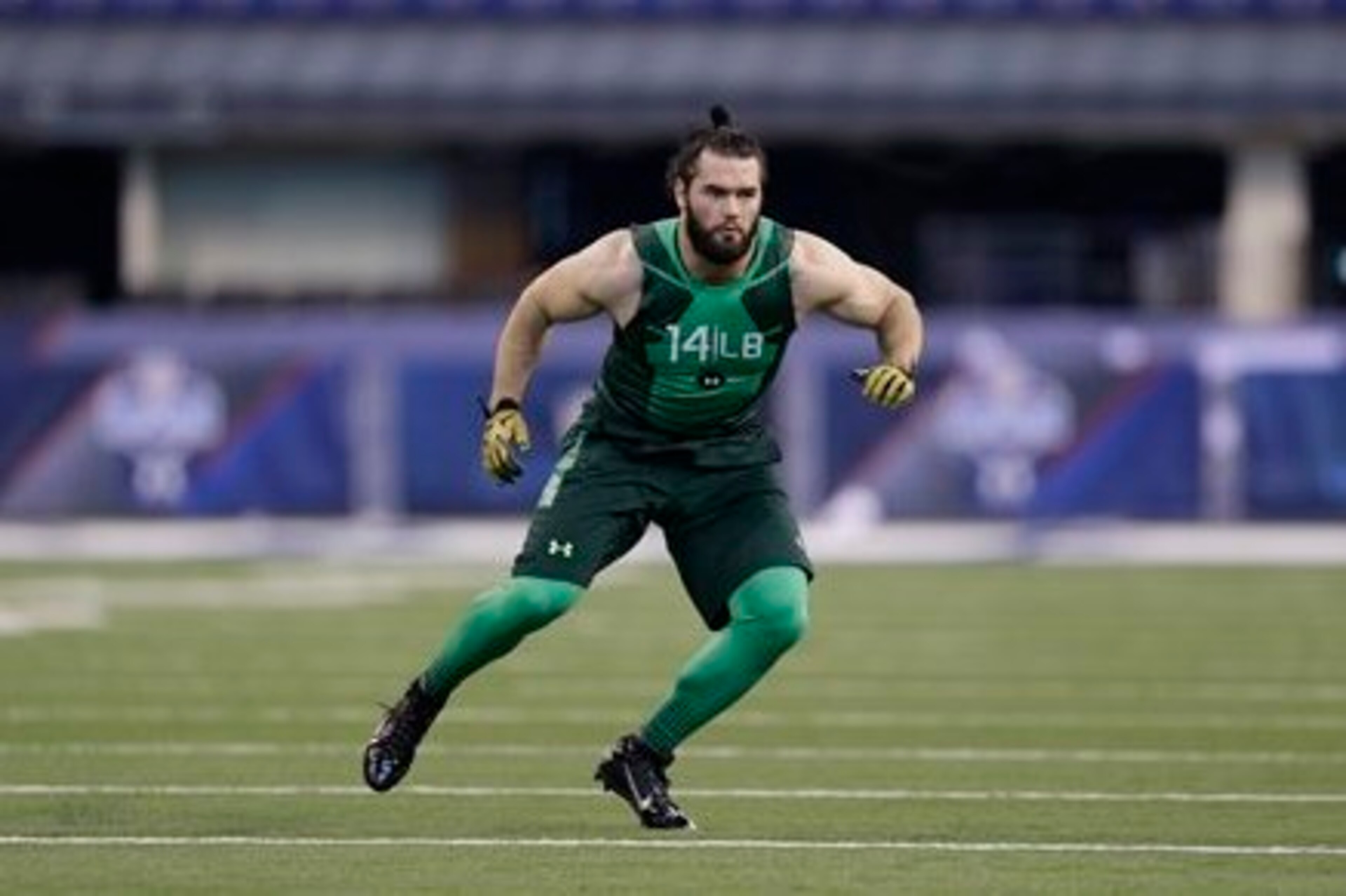 Ben Heeney at the NFL Combine