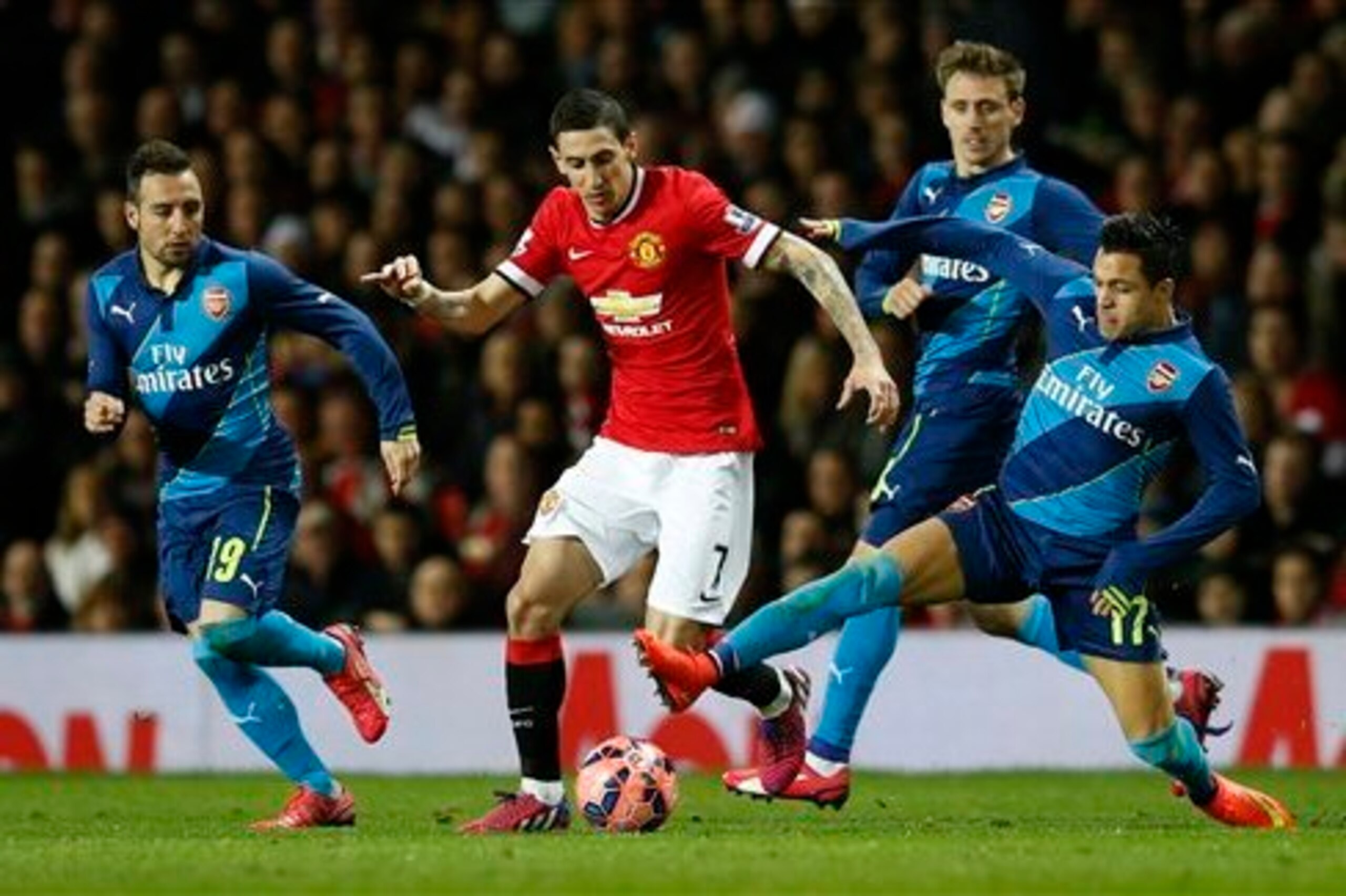 Di Maria has found his first season with United a tough one.