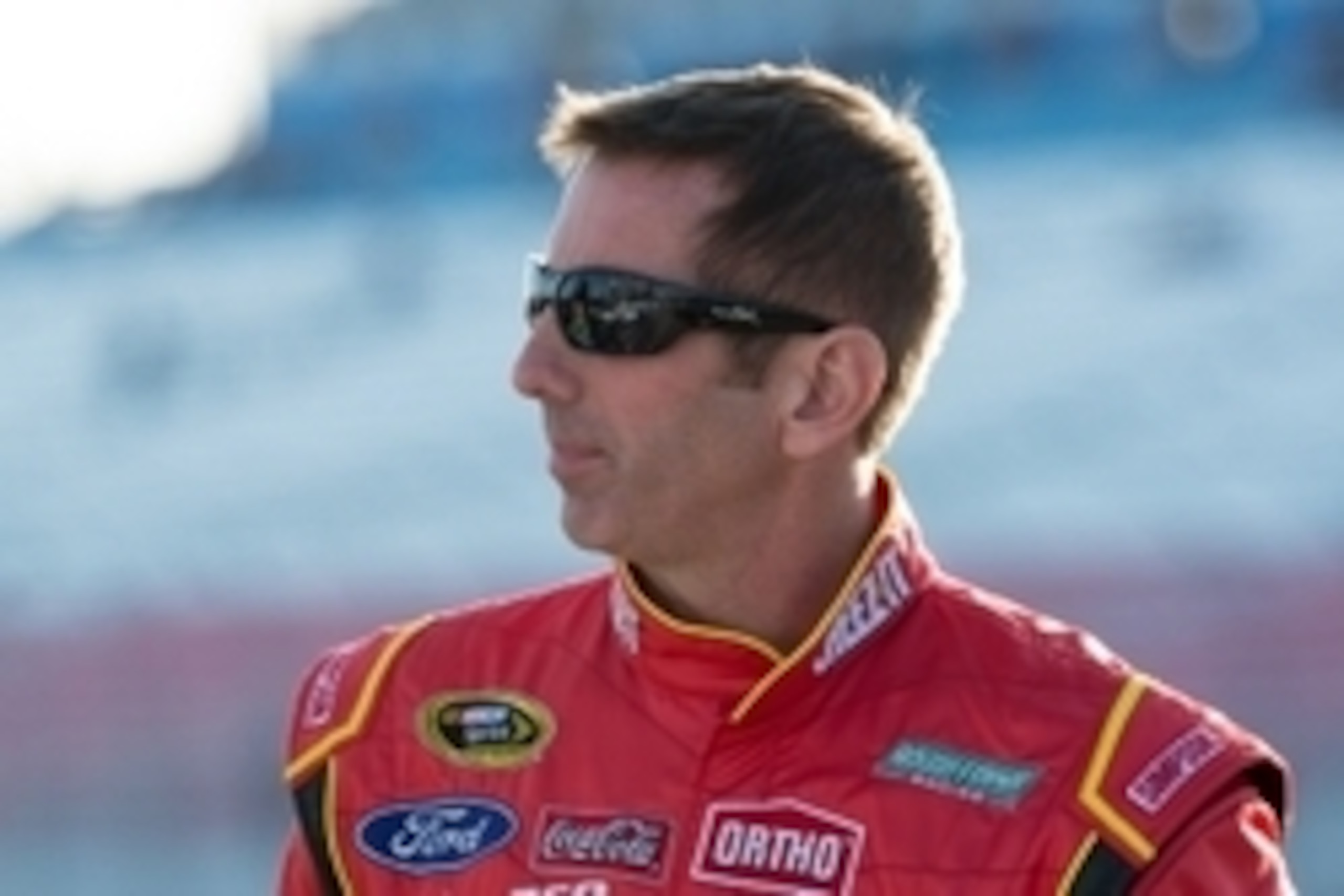 Mar 6, 2015; Las Vegas, NV, USA; Sprint Cup Series driver Greg Biffle (16) during qualifying for the Kobalt 400 at Las Vegas Motor Speedway. Mandatory Credit: Jerome Miron-USA TODAY Sports