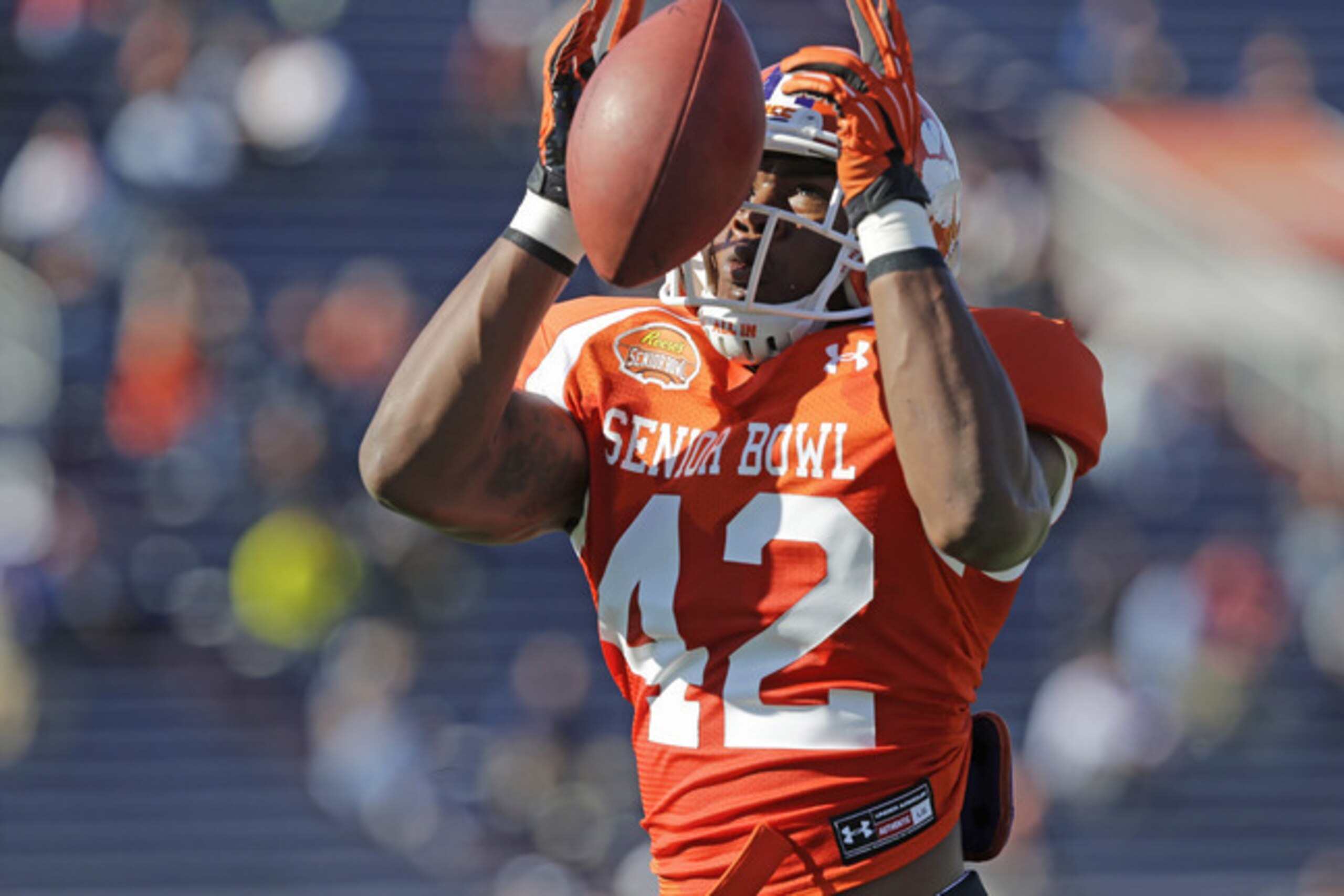 Stephone Anthony at the Senior Bowl Stephone Anthony at the Senior Bowl