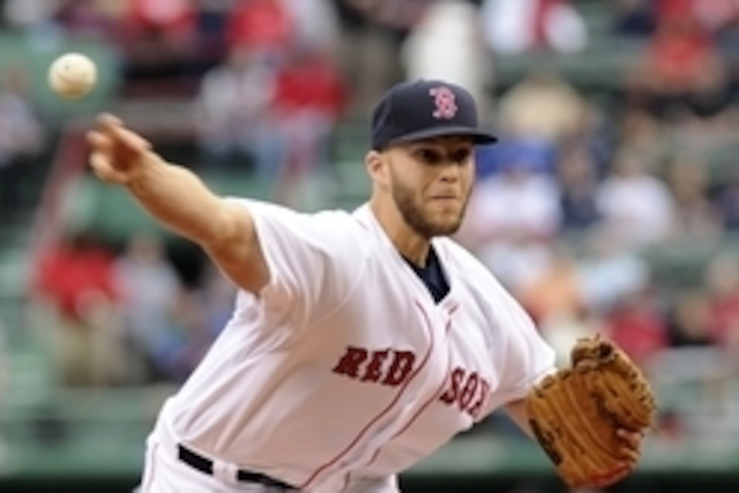 Apr 14, 2015; Boston, MA, USA; Boston Red Sox starting pitcher Justin Masterson (63) pitches during the first inning against the Washington Nationals at Fenway Park. Mandatory Credit: Bob DeChiara-USA TODAY Sports