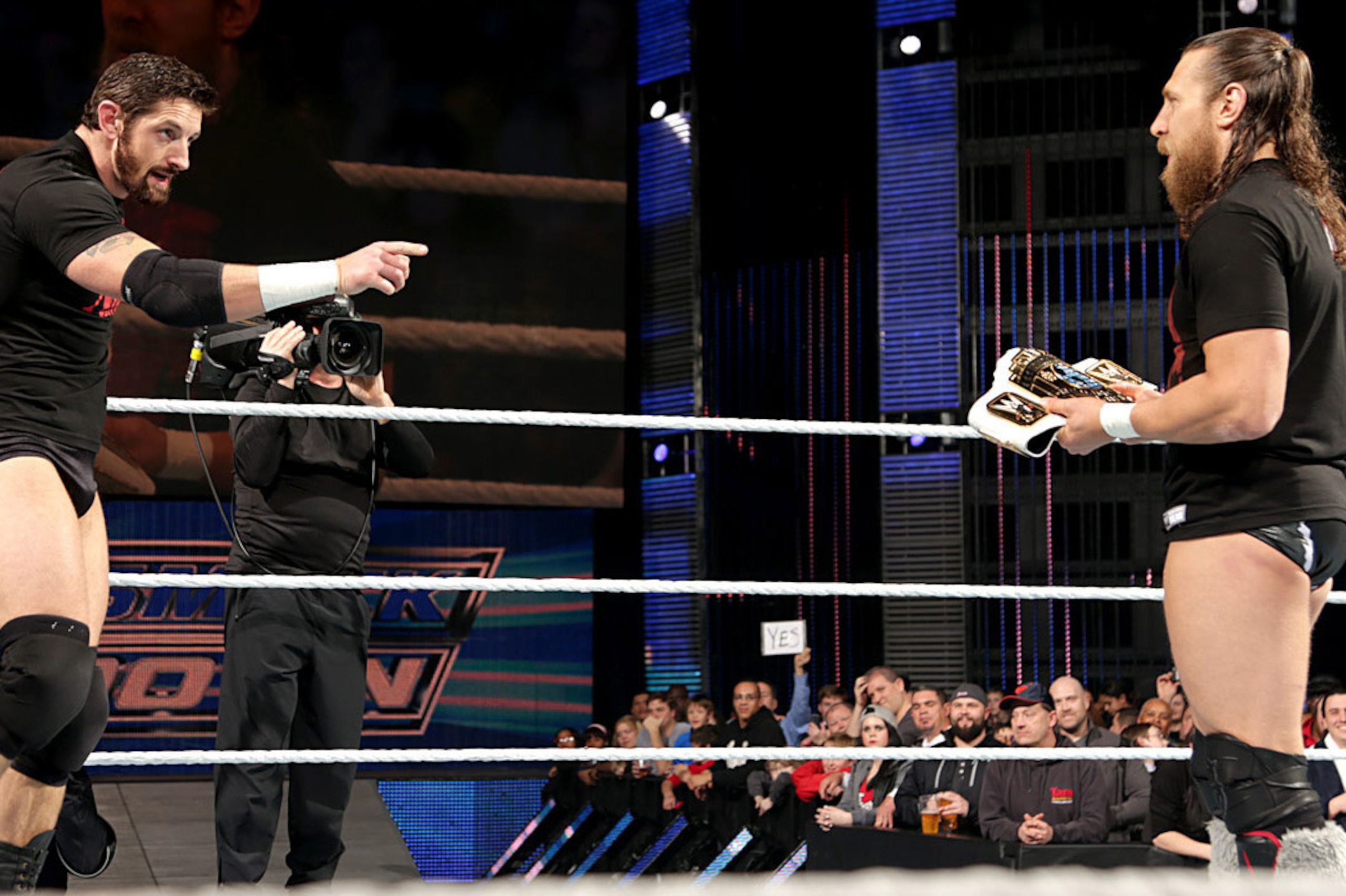 Bad News Barrett and Daniel Bryan on SmackDown.