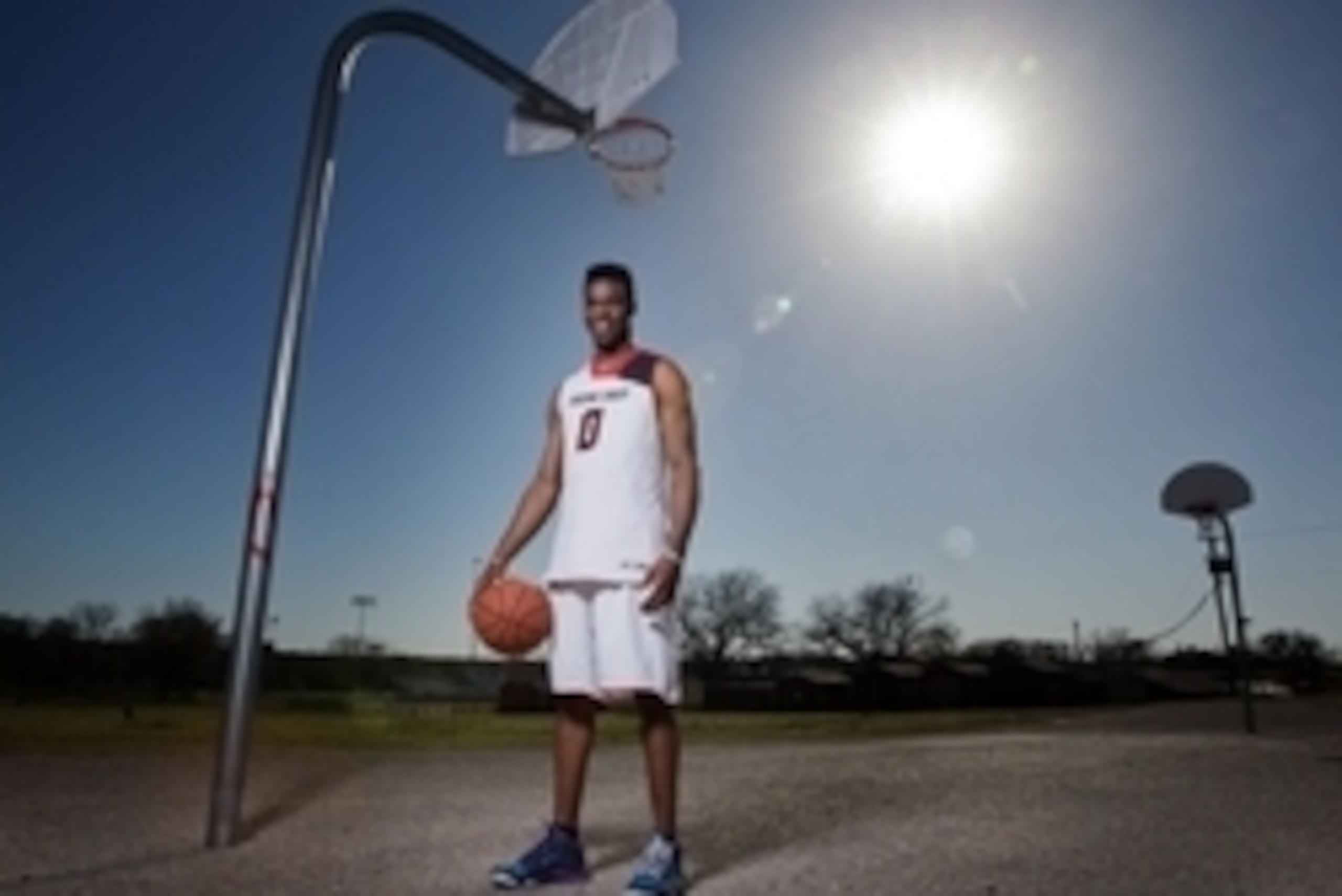 Mar 18, 2014; Dallas, TX, USA; Emmanuel Mudiay of Prime Prep Academy poses for a portrait. He is a finalist for the USA Today Player of the Year Award. Mandatory Credit: Kevin Jairaj-USA TODAY Sports Mar 18, 2014; Dallas, TX, USA; Emmanuel Mudiay of Prime Prep Academy poses for a portrait. He is a finalist for the USA Today Player of the Year Award. Mandatory Credit: Kevin Jairaj-USA TODAY Sports