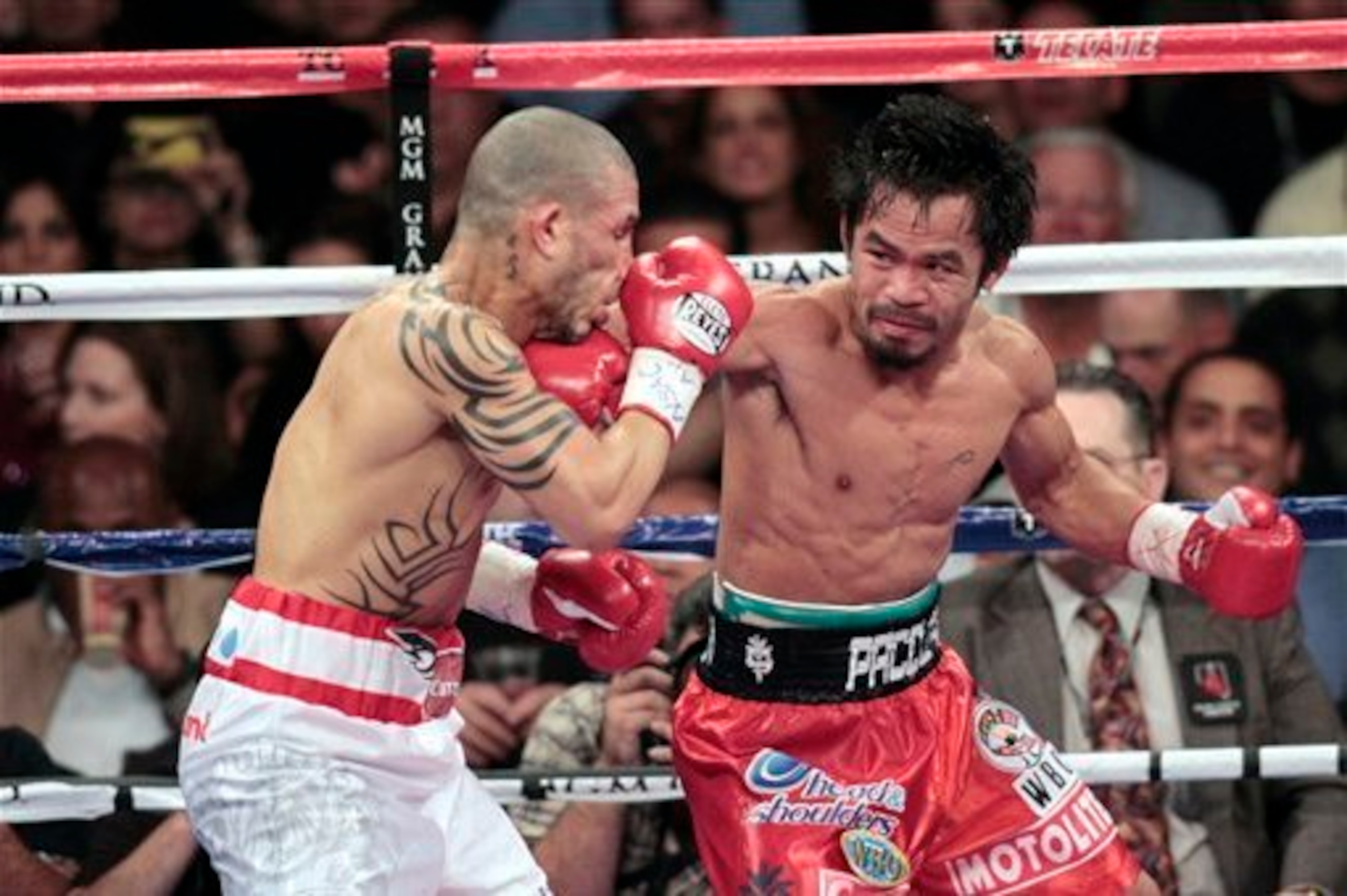 Pacquiao was at his peak offensively between against Cotto in 2009. Pacquiao was at his peak offensively between against Cotto in 2009.