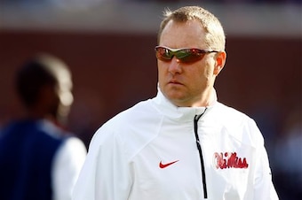 Ole Miss head coach Hugh Freeze