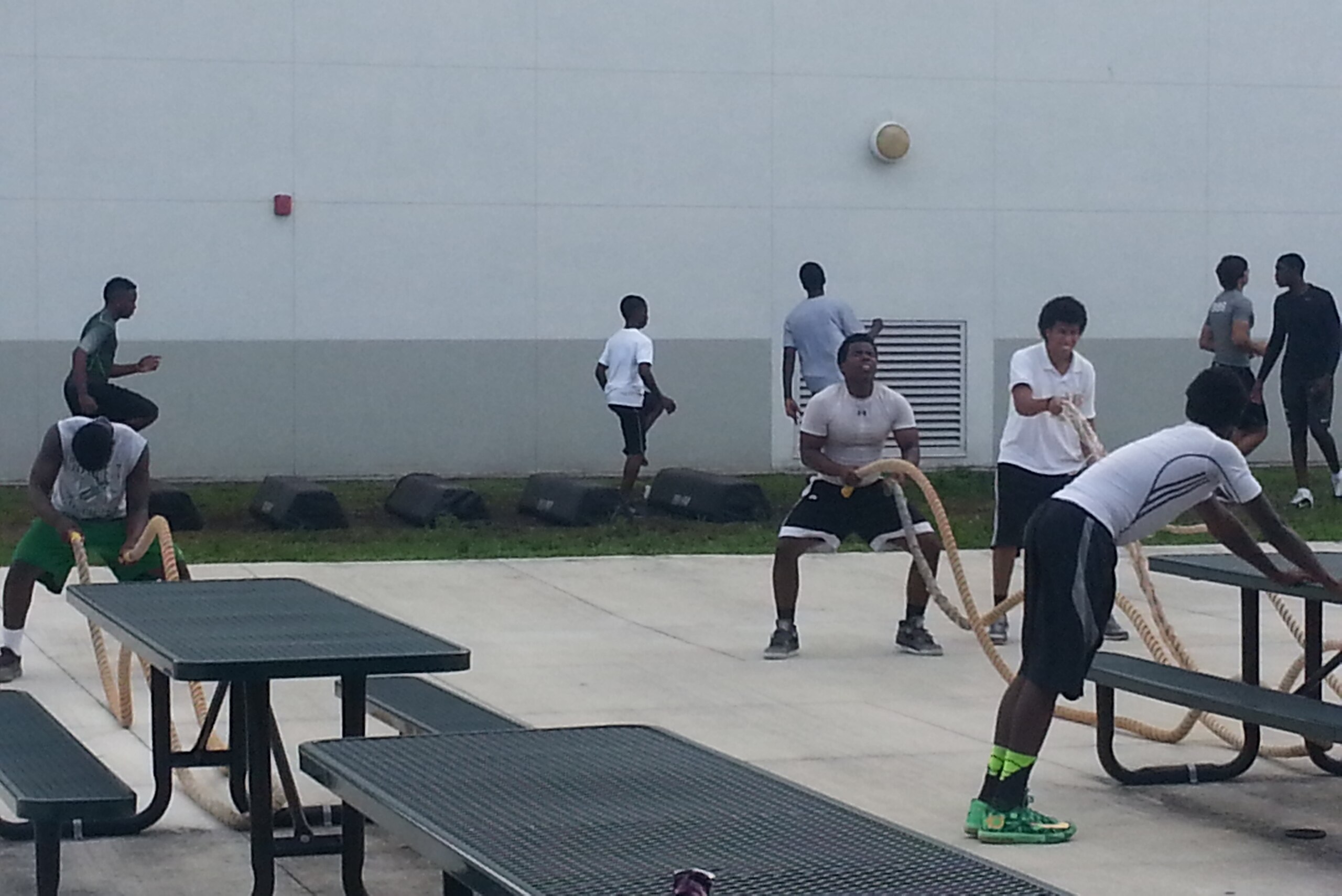 After-school drills at Miami Central, which has produced a number of NFL draft picks and college All-Americans. After-school drills at Miami Central, which has produced a number of NFL draft picks and college All-Americans.