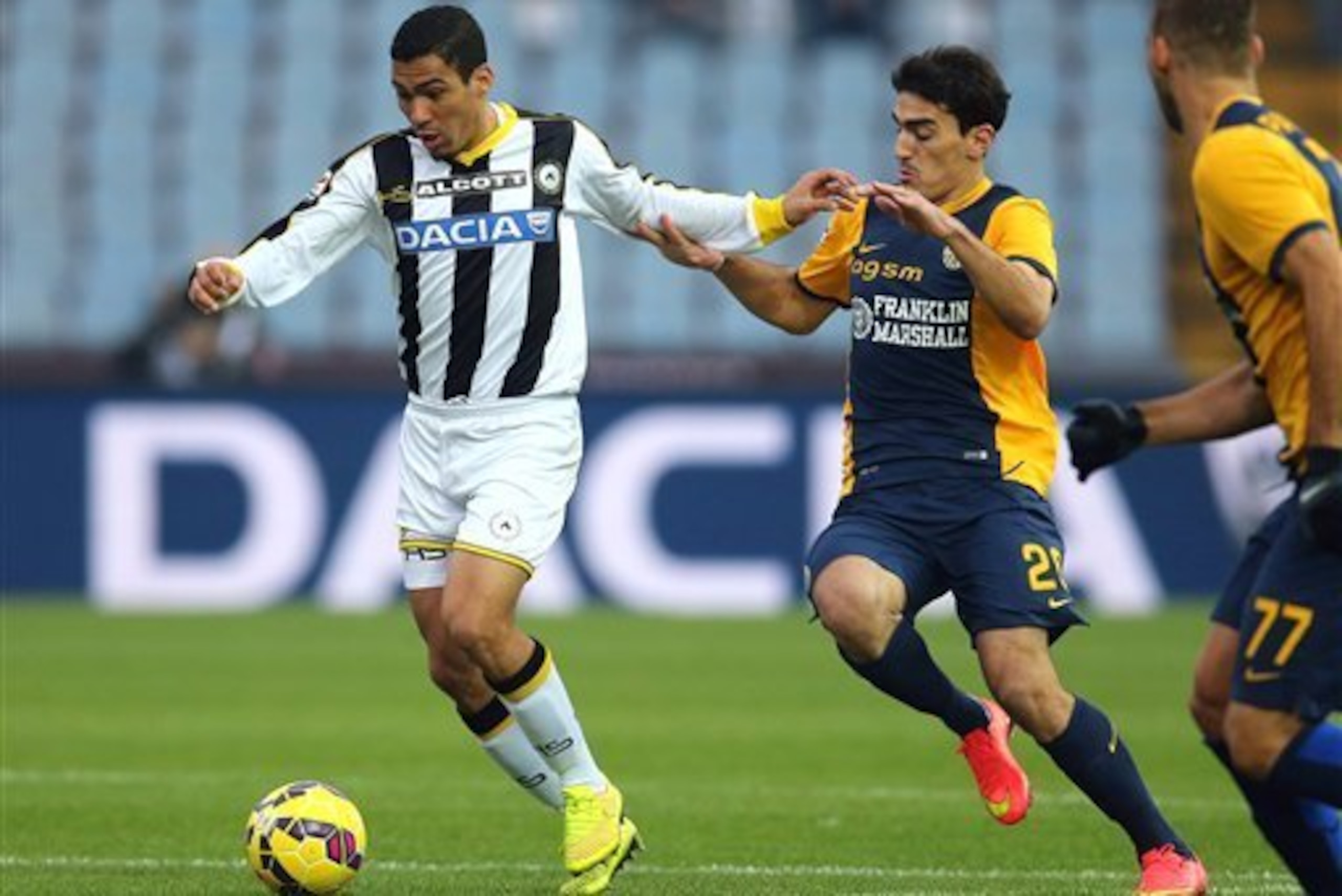 Allan is Udinese's midfield general.