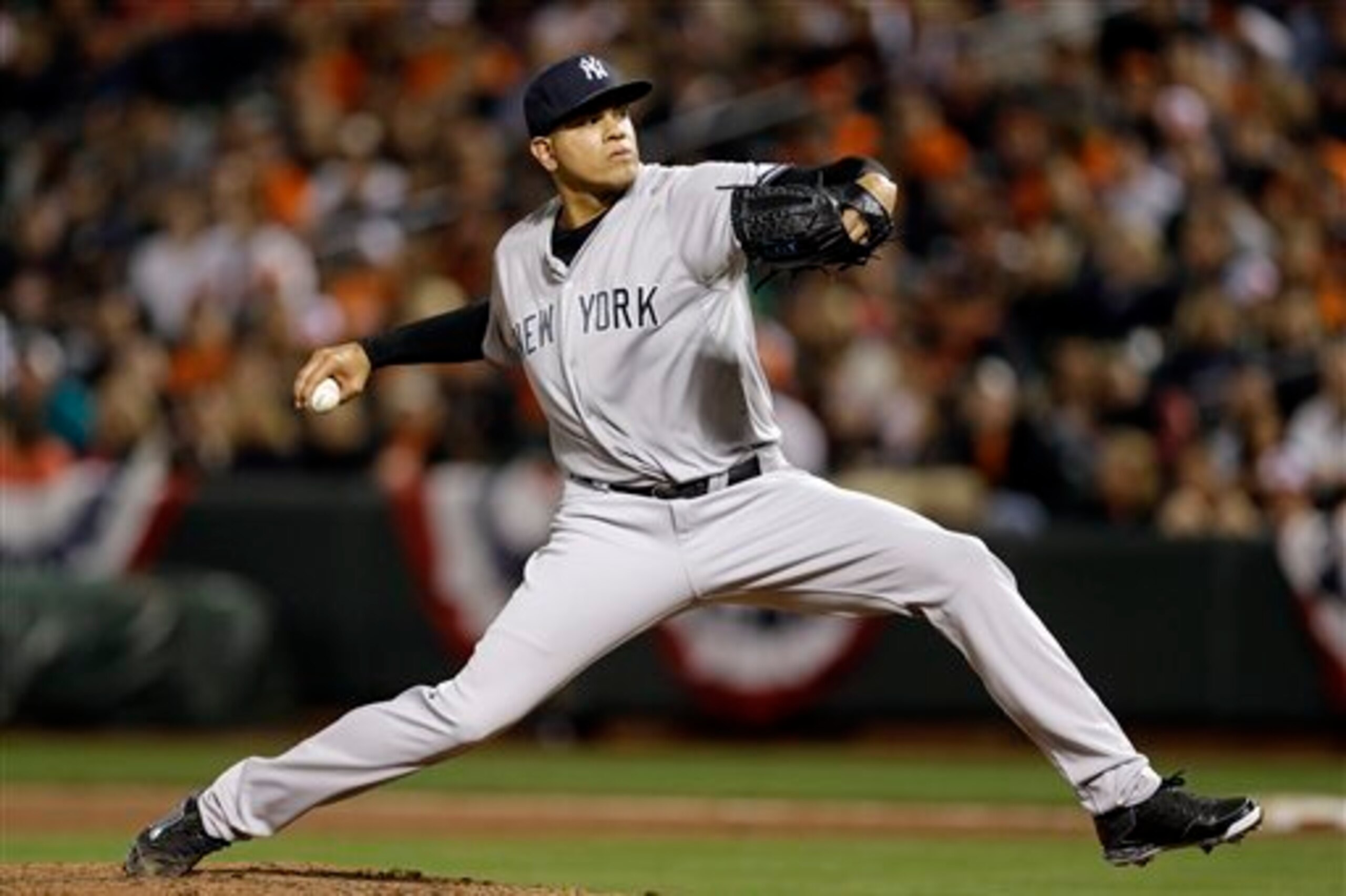 Dellin Betances doesn't have a save yet this year, but he's been getting big outs in key spots for the Yankees. Dellin Betances doesn't have a save yet this year, but he's been getting big outs in key spots for the Yankees.