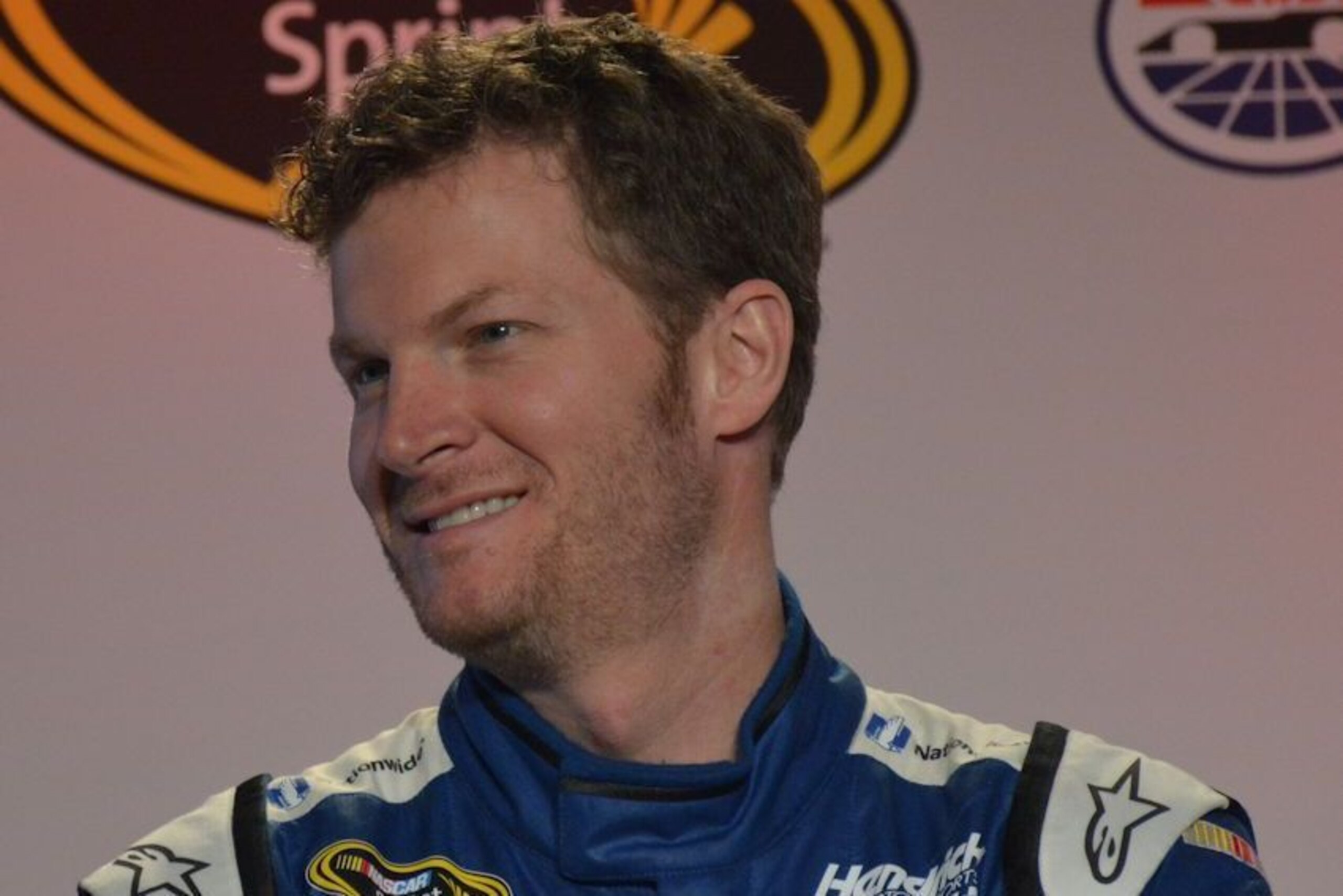 Dale Earnhardt Jr. on stage in Charlotte.