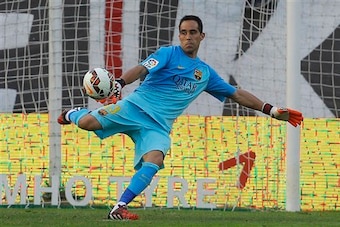 Claudio Bravo has conceded the least amount of goals of any Barca goalkeeper in the last few years.
