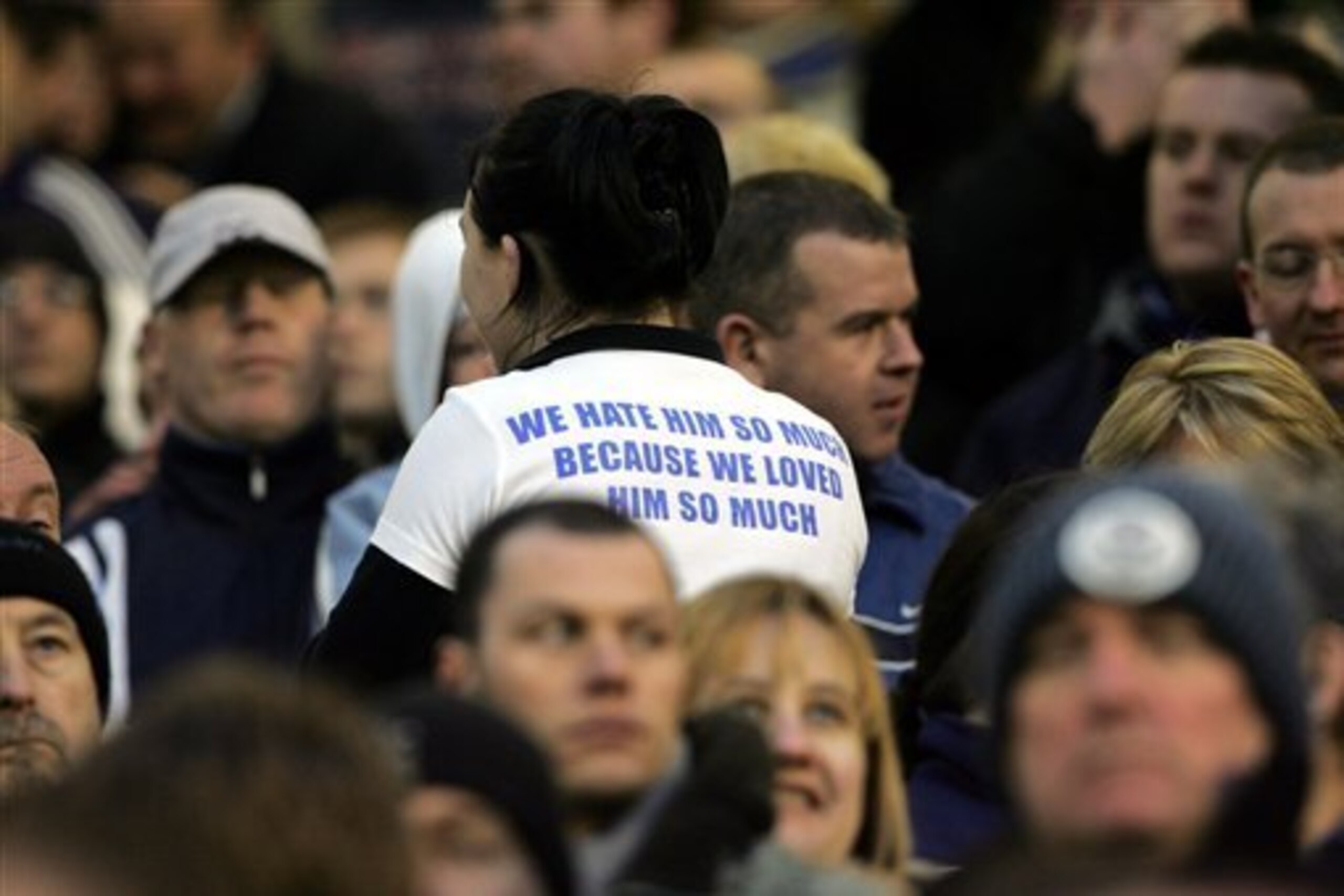 Everton fans were distraught when Rooney left the club for rivals United.