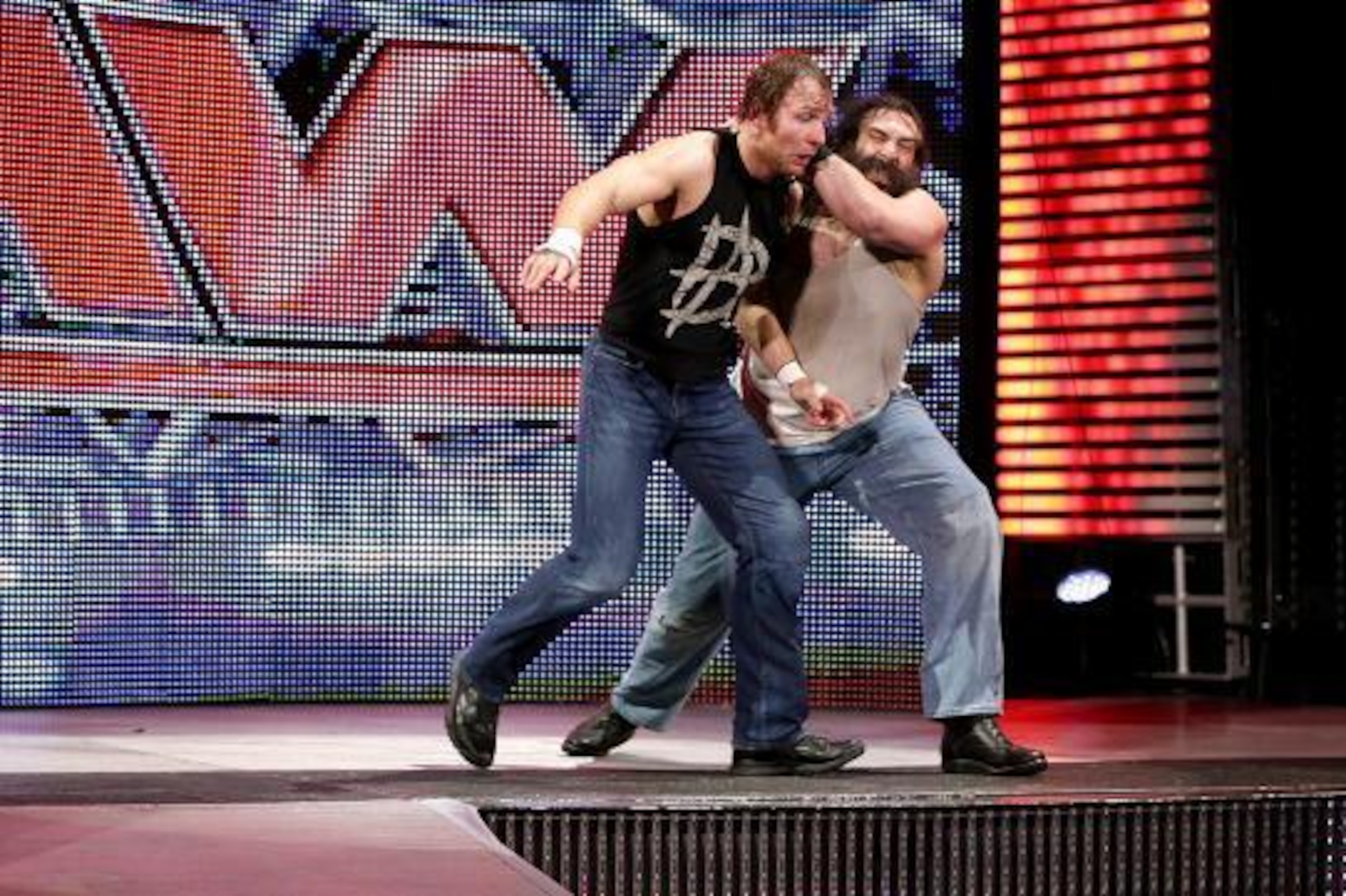 Ambrose and Harper brawled wildly on this week's Raw.