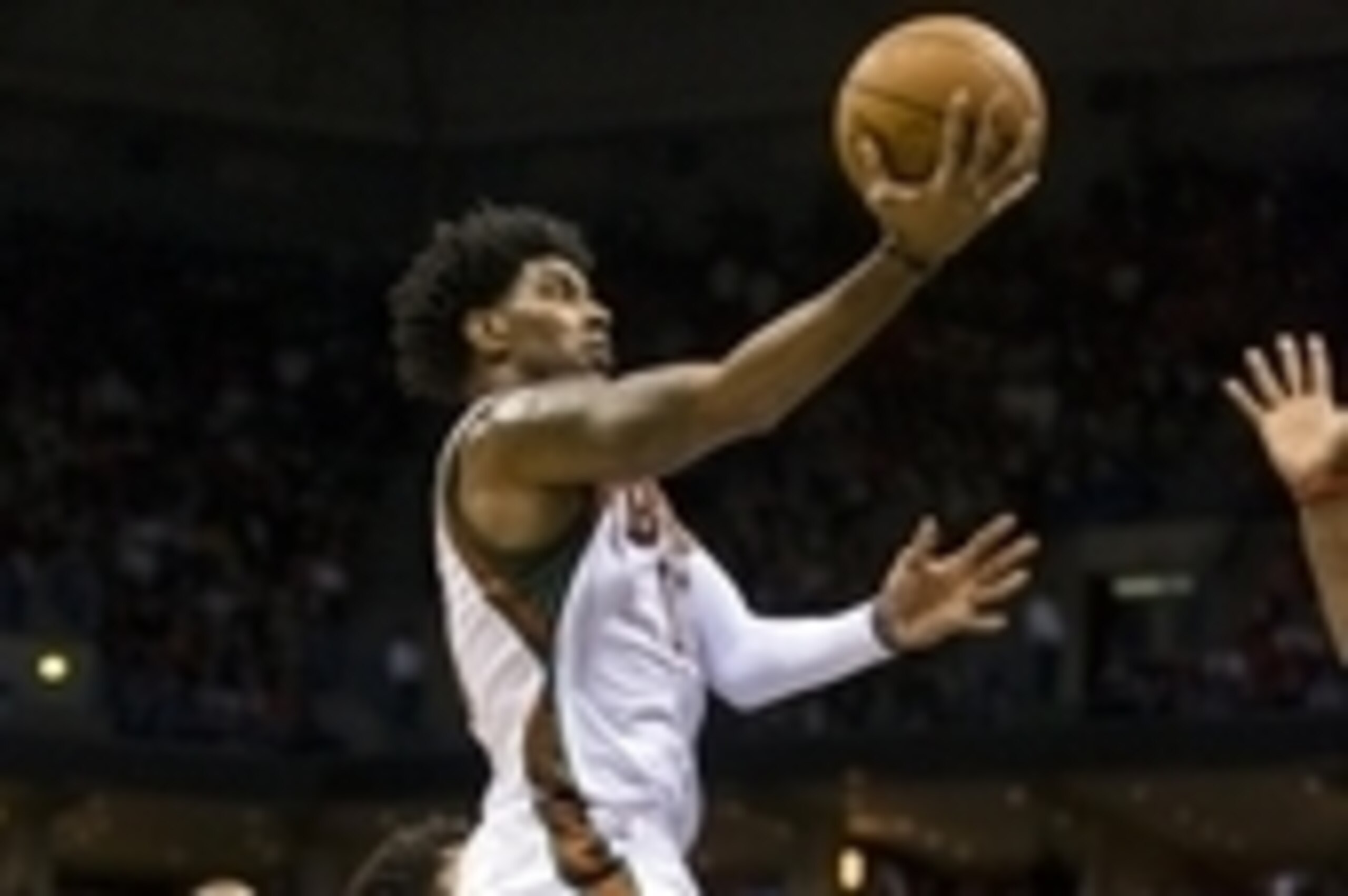 Apr 23, 2015; Milwaukee, WI, USA; Milwaukee Bucks guard O.J. Mayo (00) drives for a shot during the fourth quarter against the Chicago Bulls in game three of the first round of the NBA Playoffs at BMO Harris Bradley Center. Chicago won 113-106 in double Apr 23, 2015; Milwaukee, WI, USA; Milwaukee Bucks guard O.J. Mayo (00) drives for a shot during the fourth quarter against the Chicago Bulls in game three of the first round of the NBA Playoffs at BMO Harris Bradley Center. Chicago won 113-106 in double