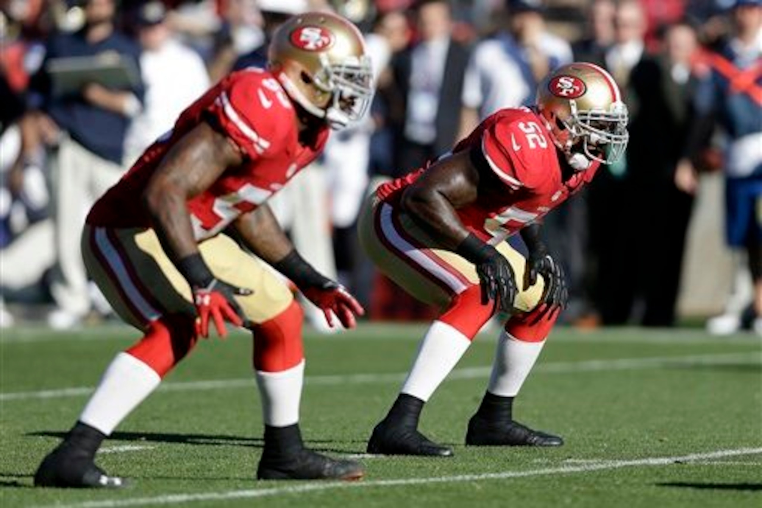 Just imagine that Eric Kendricks is standing next to NaVorro Bowman (No. 53), piling up tackles and eliminating would-be pass-catchers in the next great ILB tandem for the 49ers.