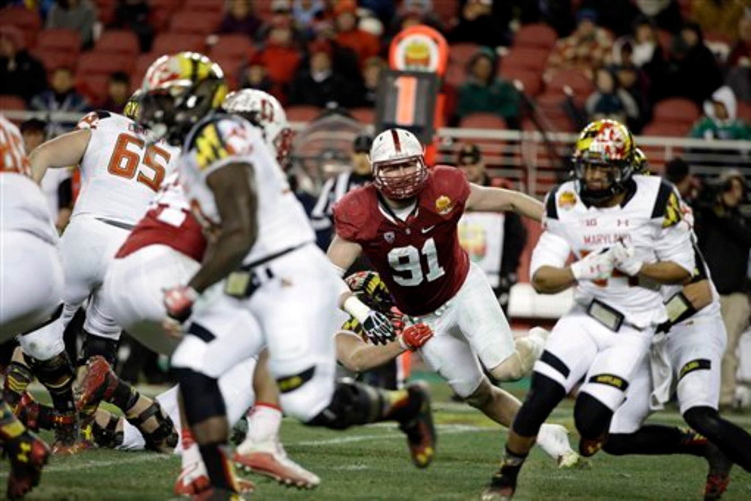 Will Anderson (No. 91) get lost in the fray or stand out among superior competition at the NFL level?