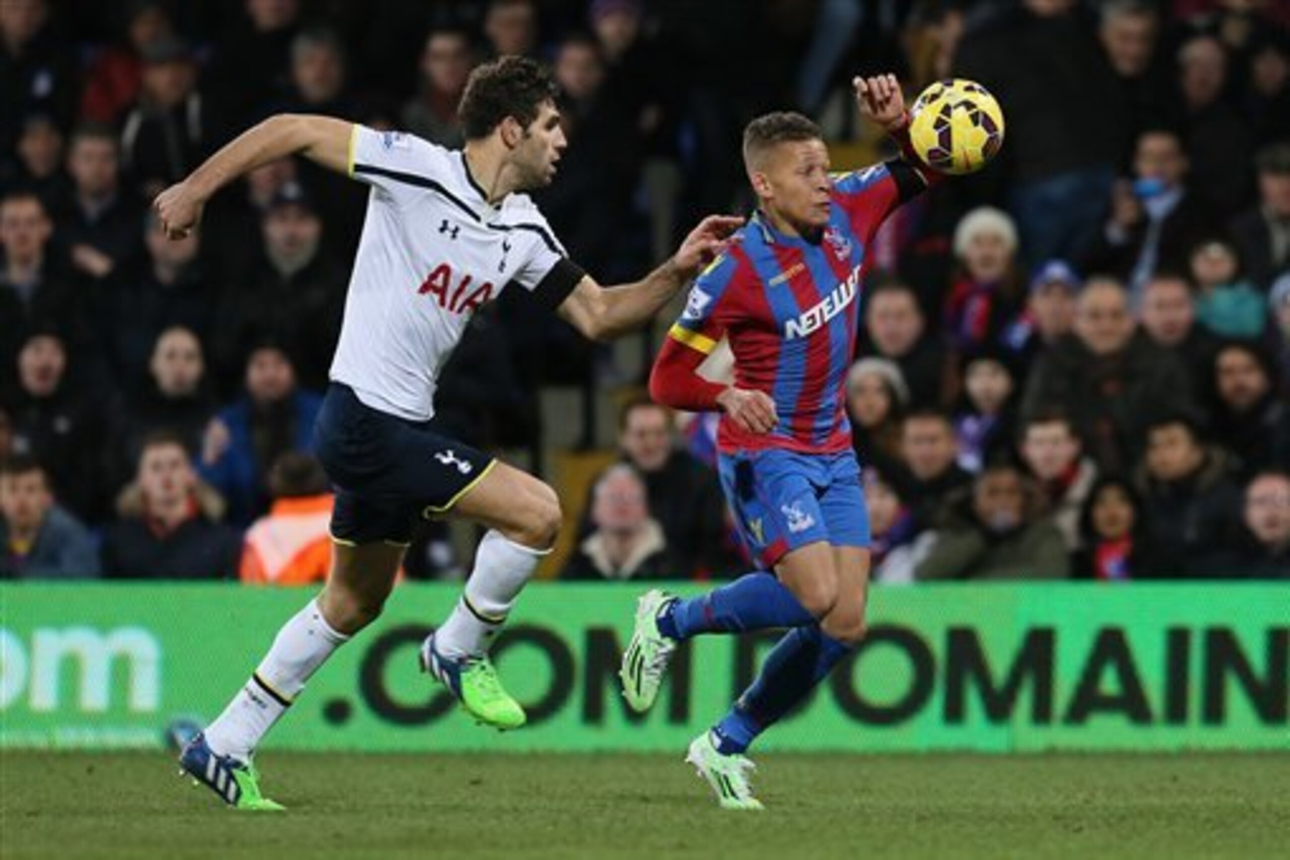 Dwight Gayle scored against Spurs in their defeat to Crystal Palace in January.