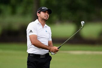 AVONDALE, LA - APRIL 26: Jason Day of Australia takes his second shot on the 15th hole during a continuation of round three of the Zurich Classic of New Orleans at TPC Louisiana on April 26, 2015 in Avondale, Louisiana.  (Photo by Stacy Revere/Getty Image